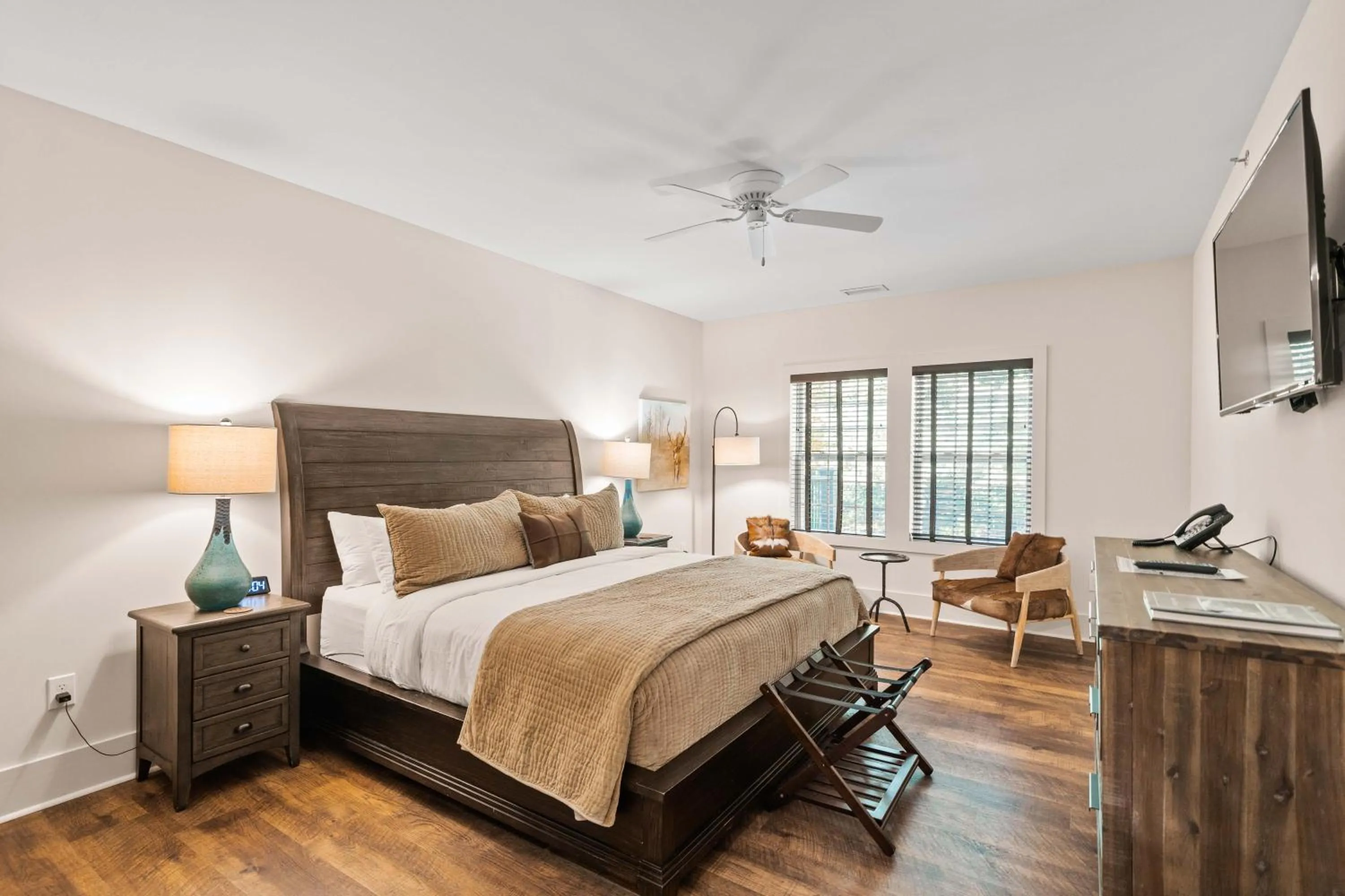 Bed in The Blowing Rock Manor