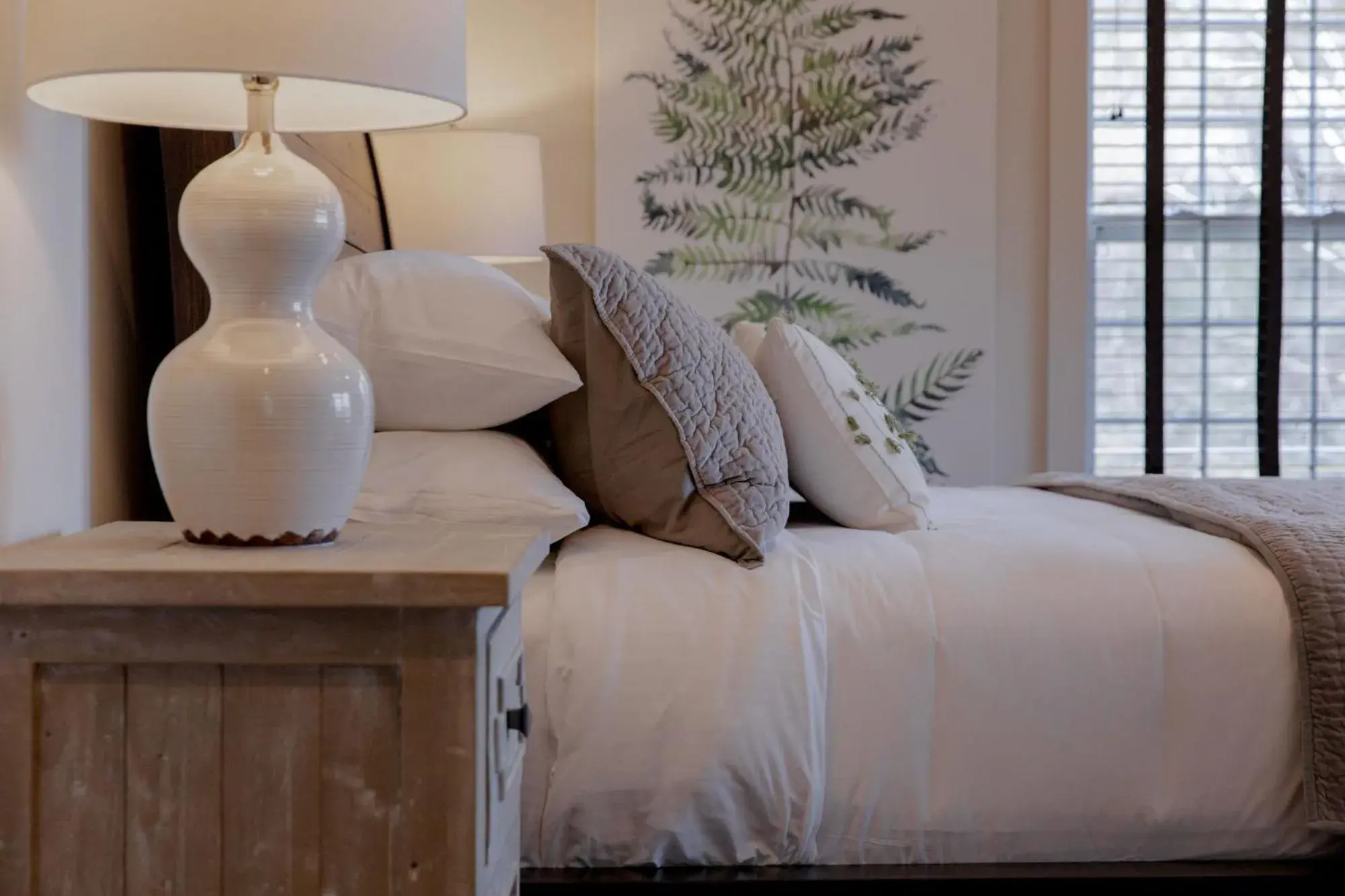 Bed in The Blowing Rock Manor Bed in The Blowing Rock Manor