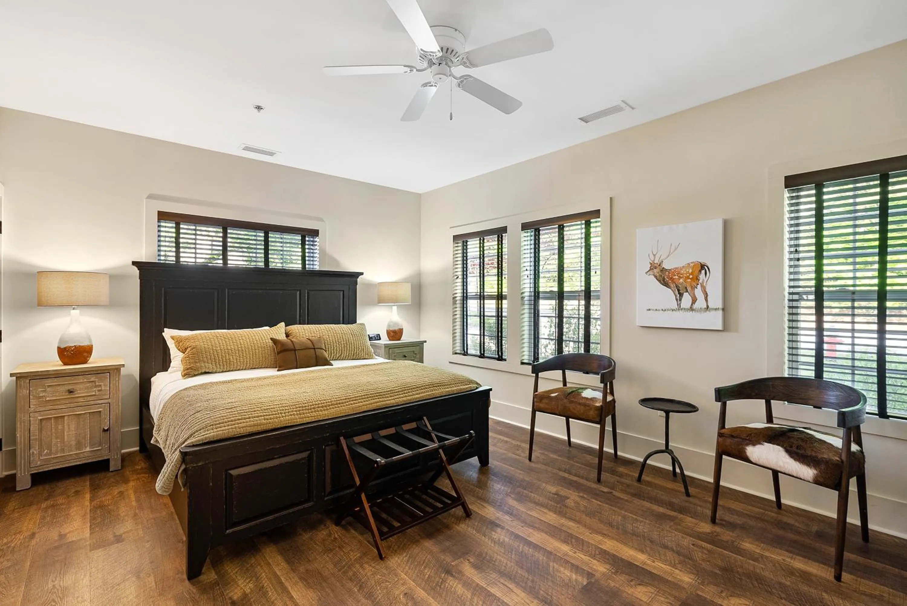 Bed in The Blowing Rock Manor