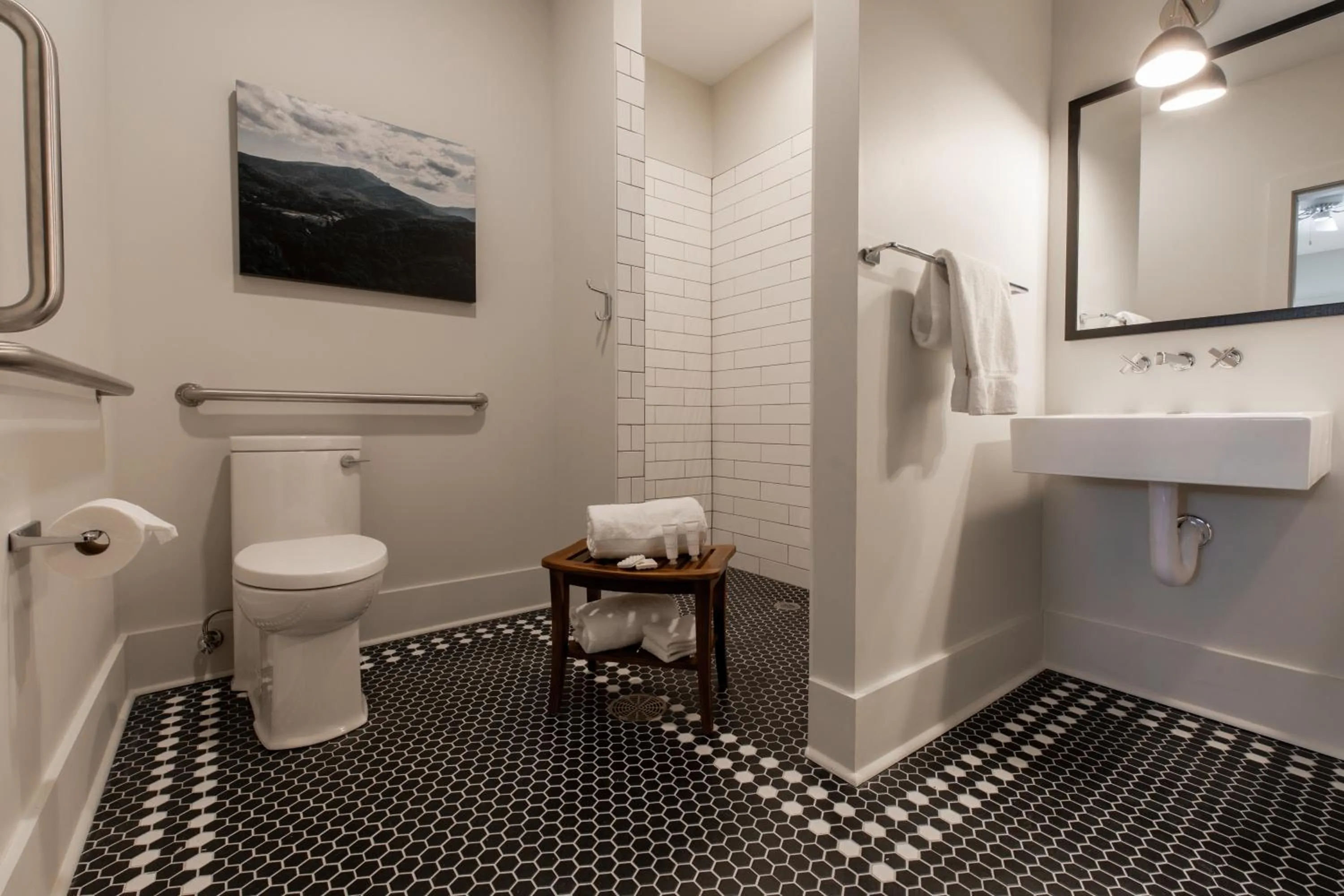 Bathroom in The Blowing Rock Manor