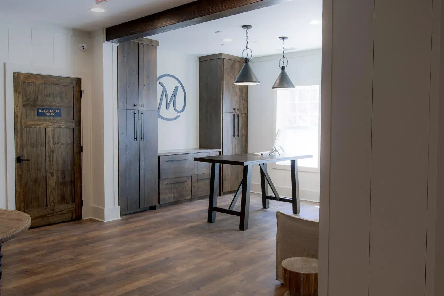 Lobby or reception in The Blowing Rock Manor Lobby or reception in The Blowing Rock Manor