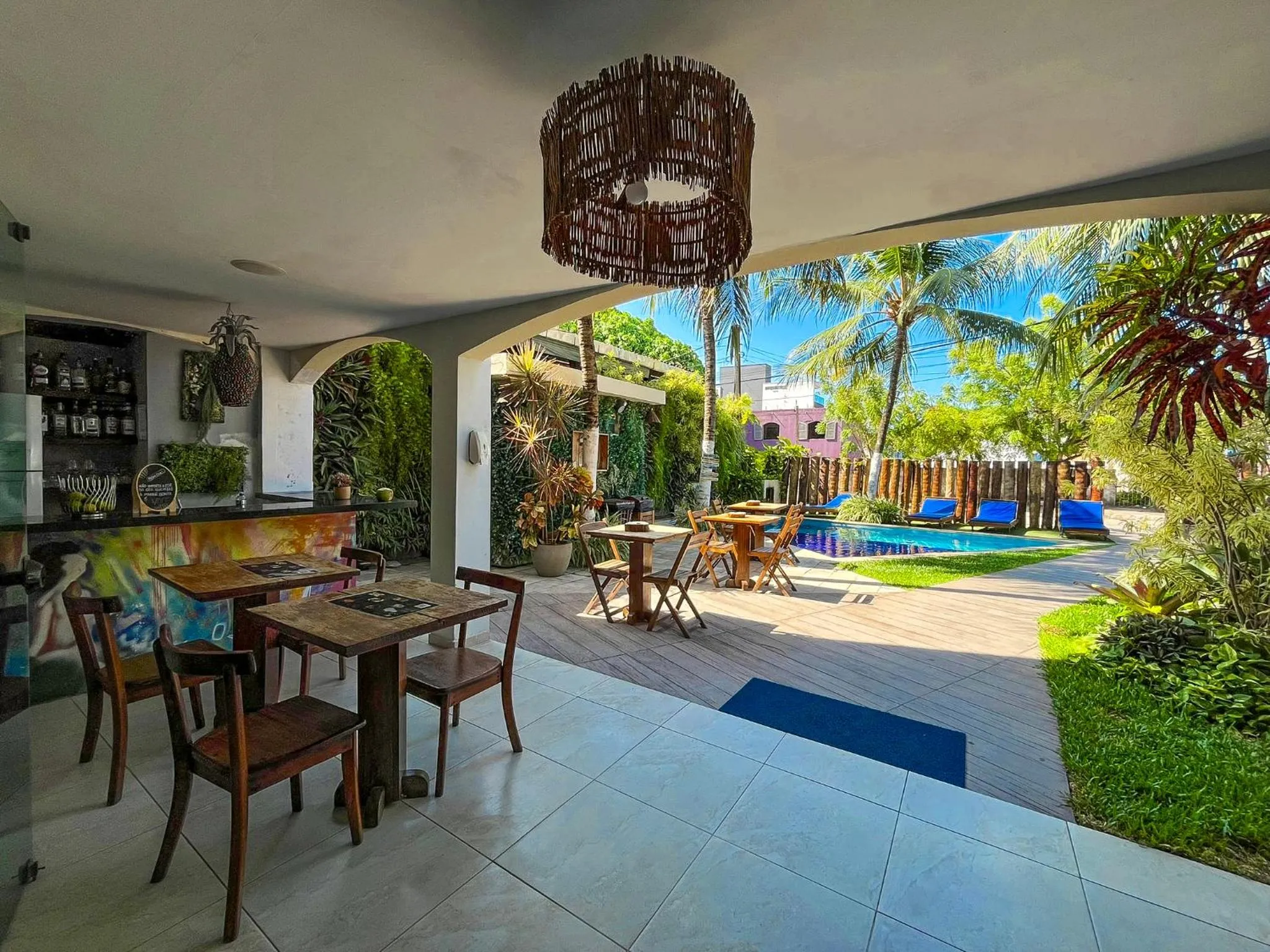 Swimming pool in Pousada Unaí