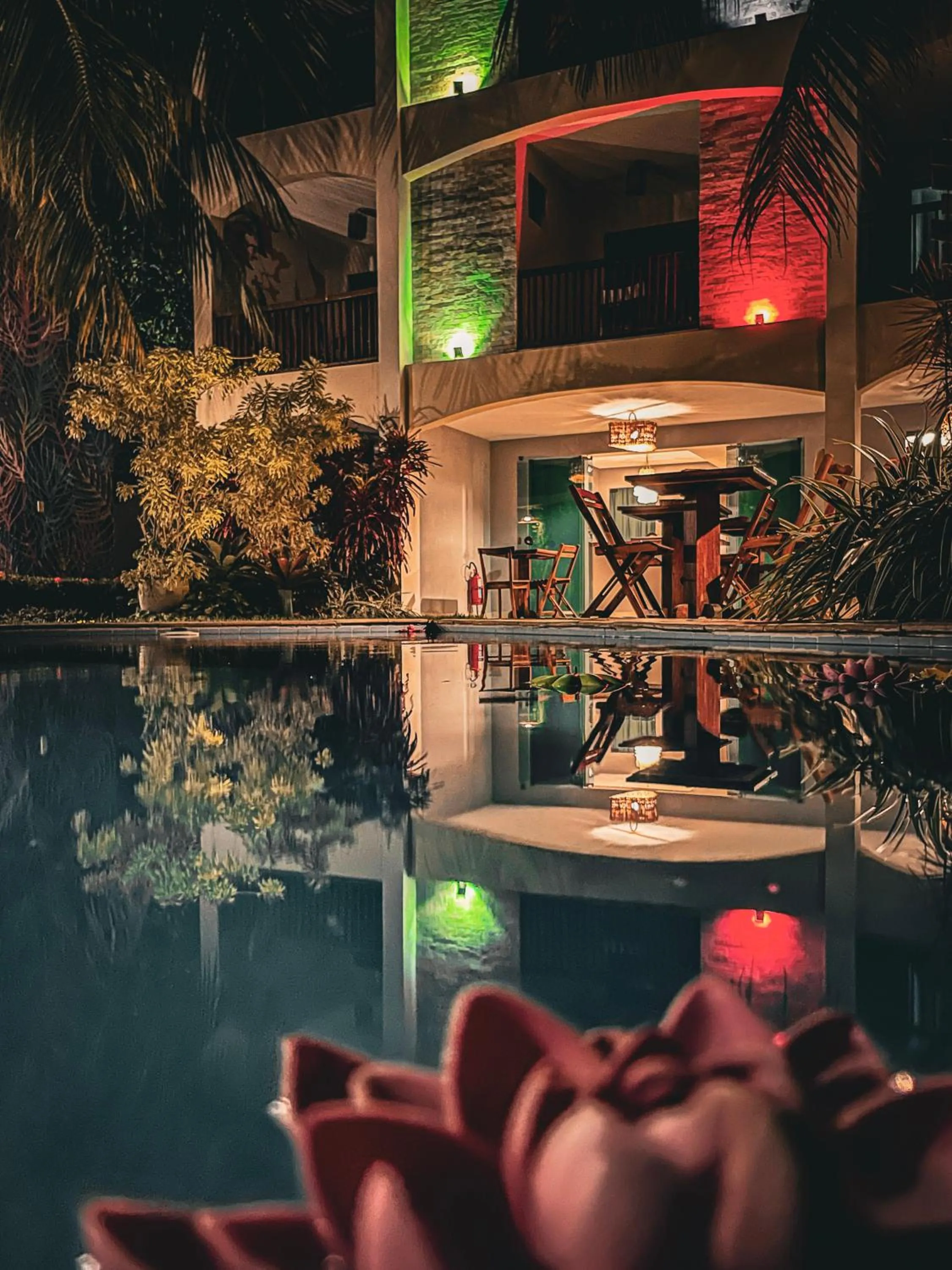 Swimming pool in Pousada Unaí