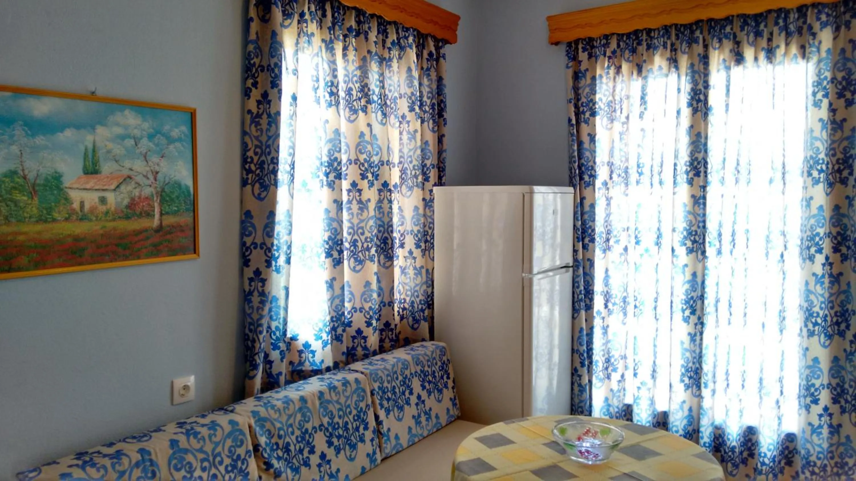 Bed in Pension Dimitris