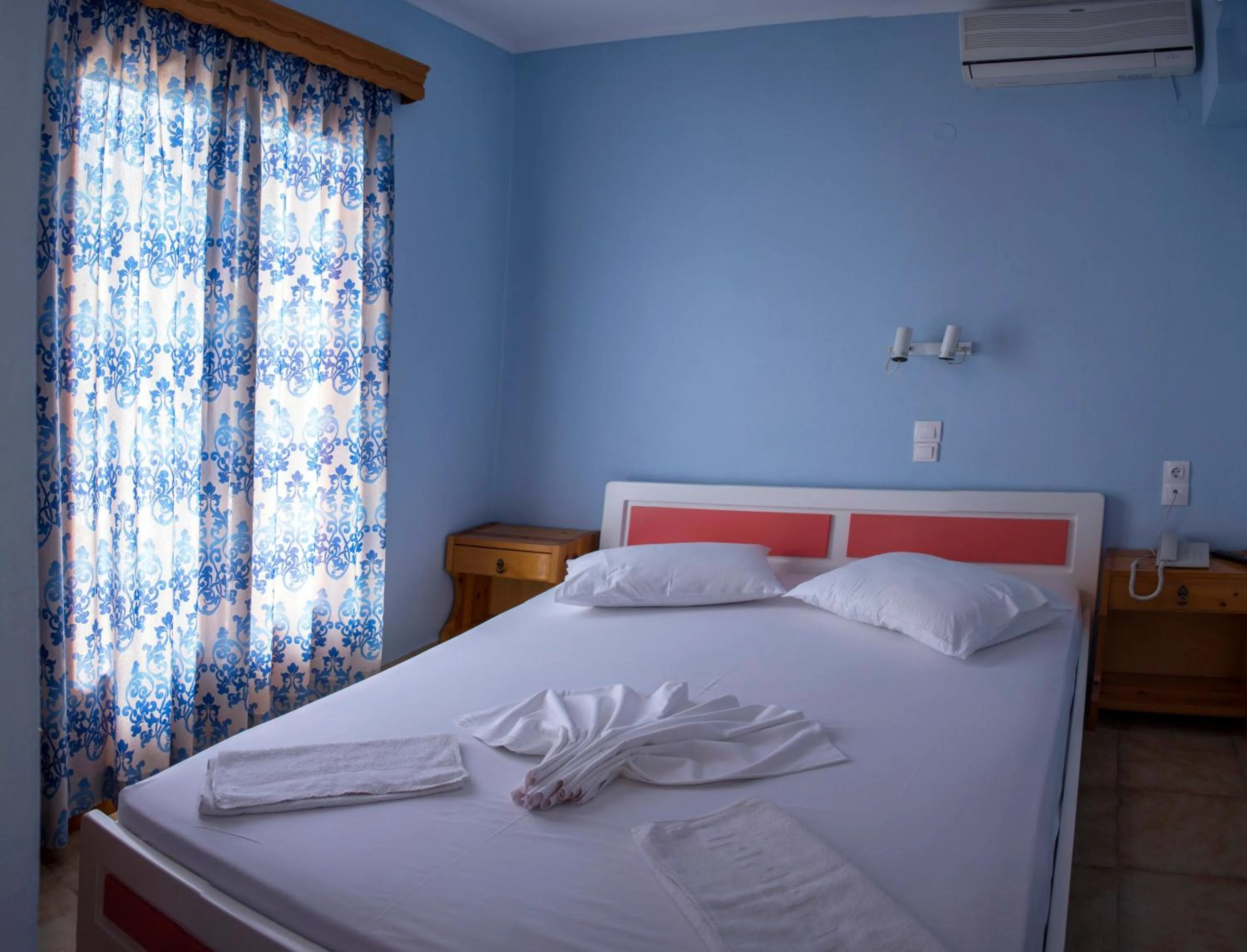 Bed in Pension Dimitris