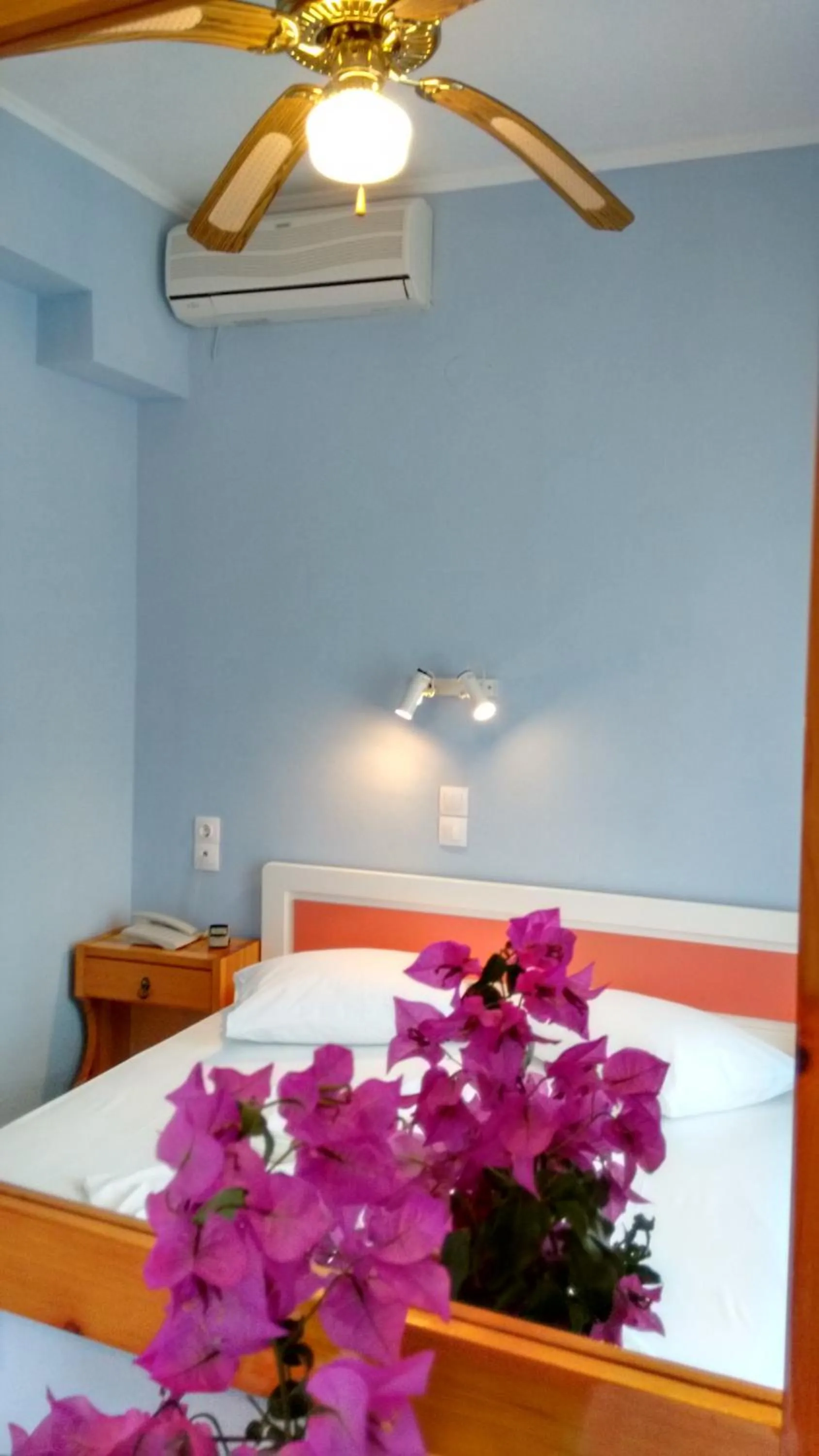Bed in Pension Dimitris