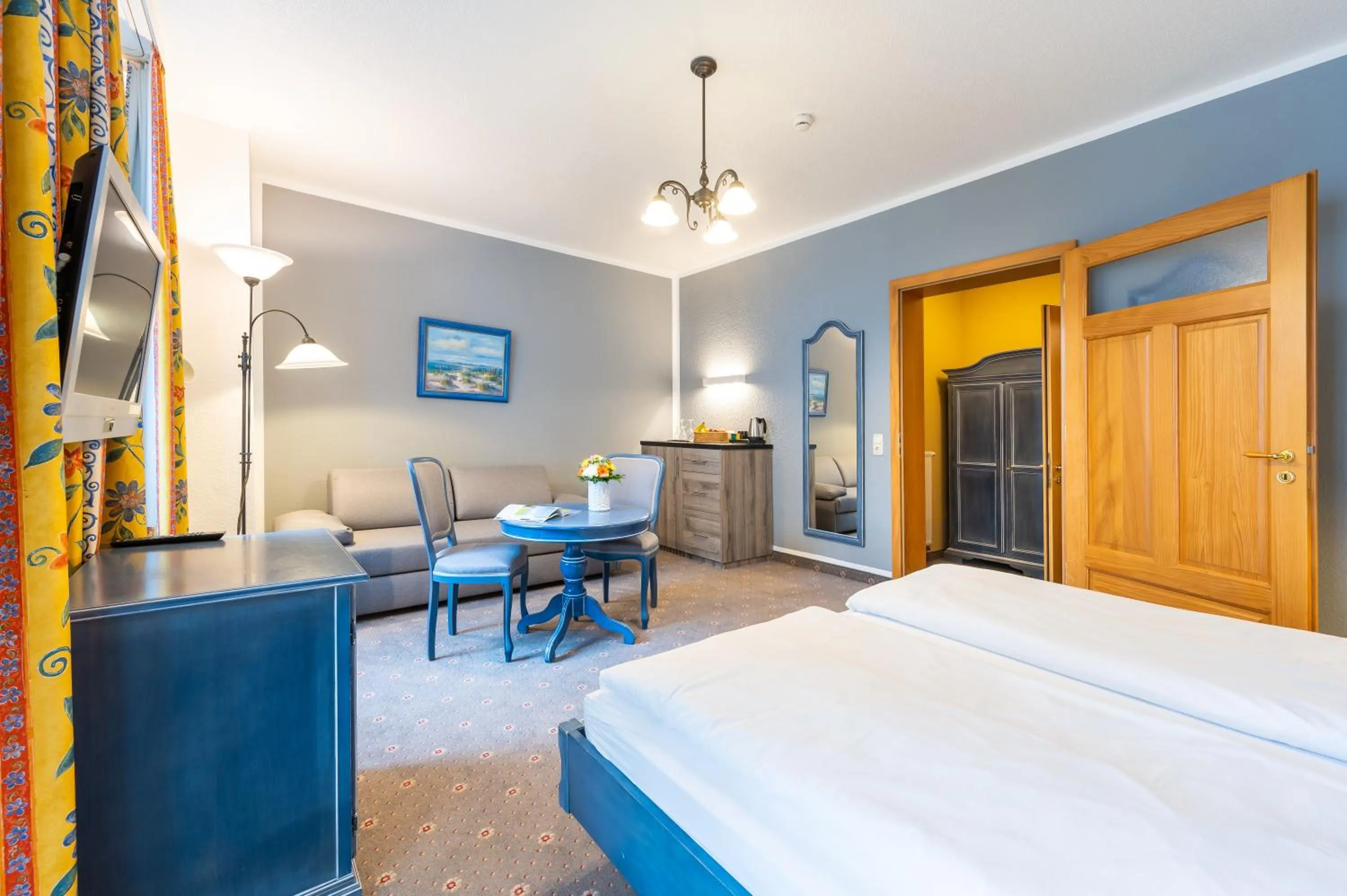 Bedroom, Bed in Hotel Garni Getreuer Eckart