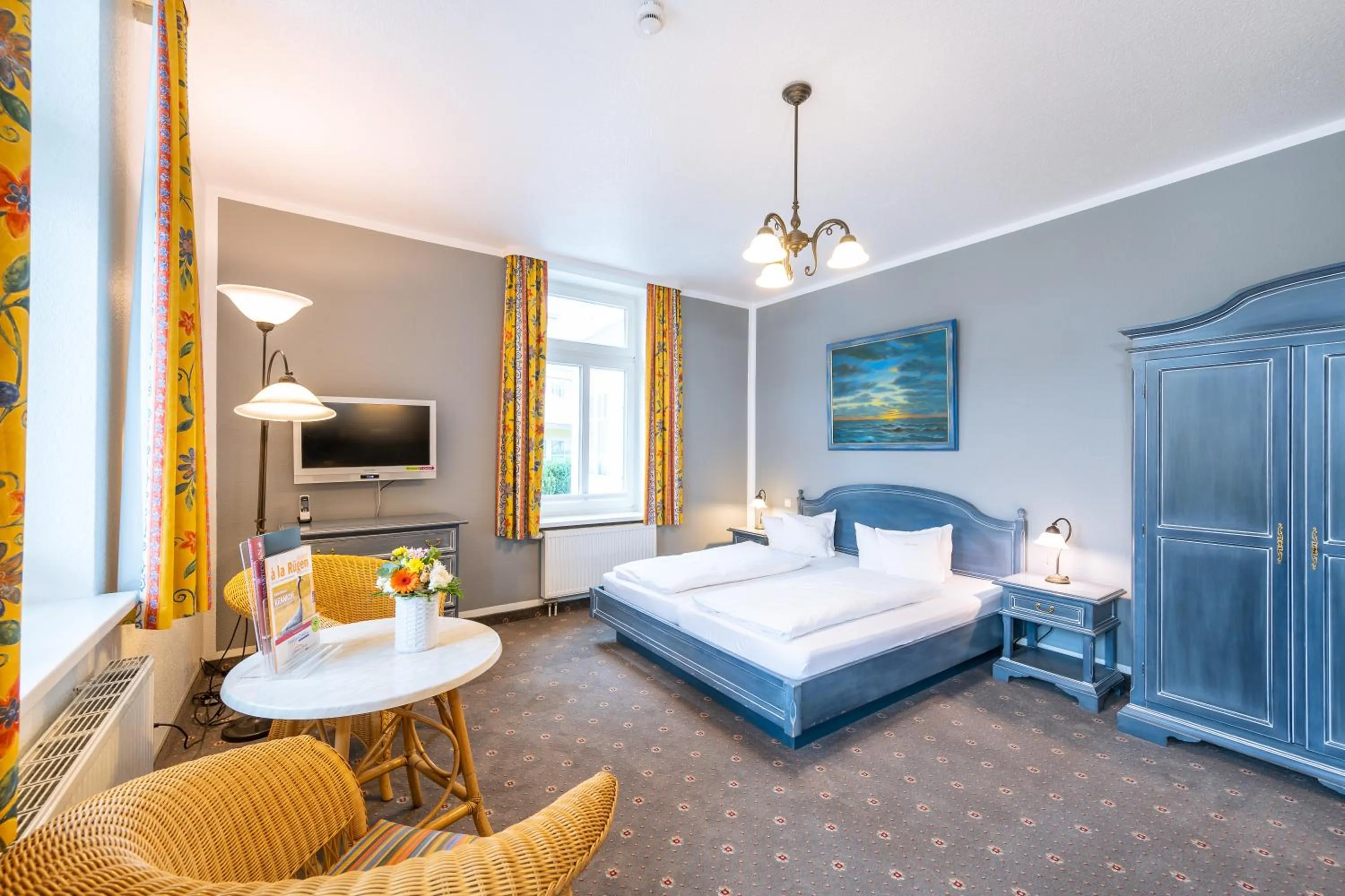 Bed in Hotel Garni Getreuer Eckart