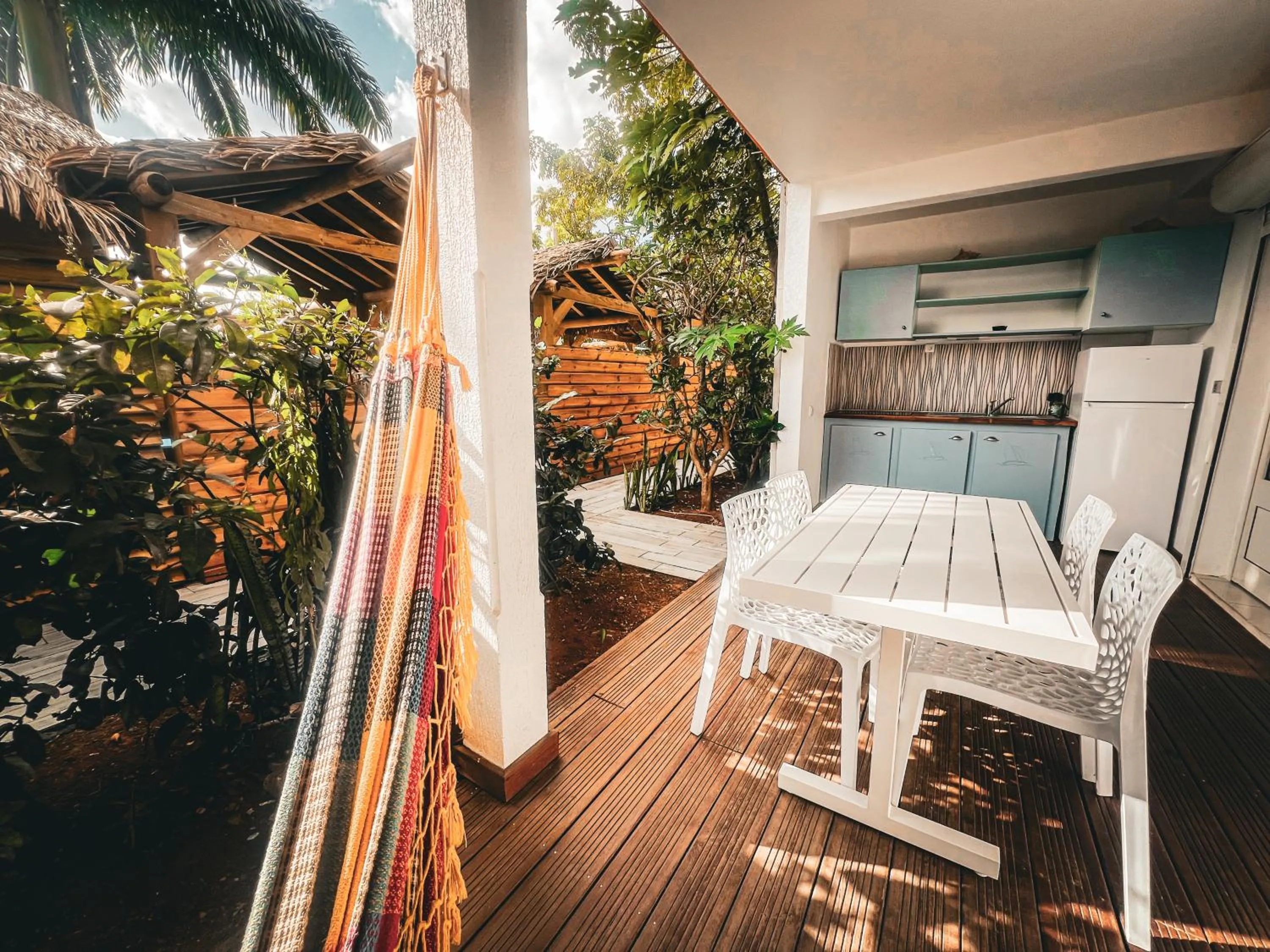 Patio in Tropicana Suites