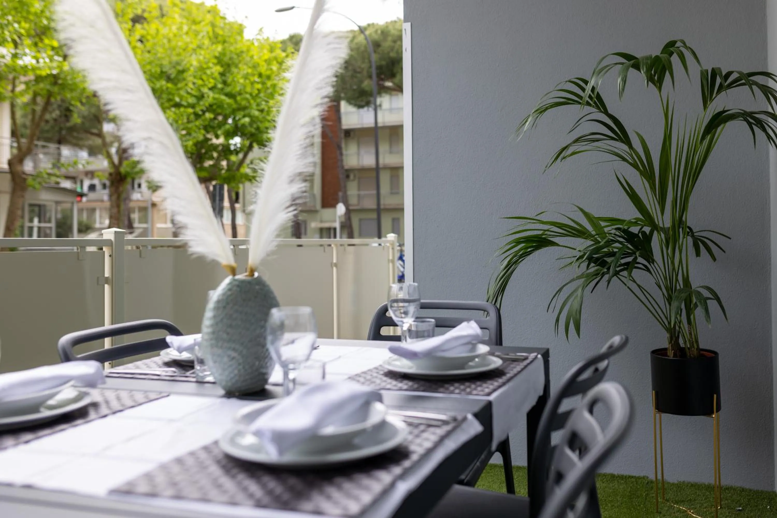 Patio in Elegance Suite Apartments - Siroli Collection