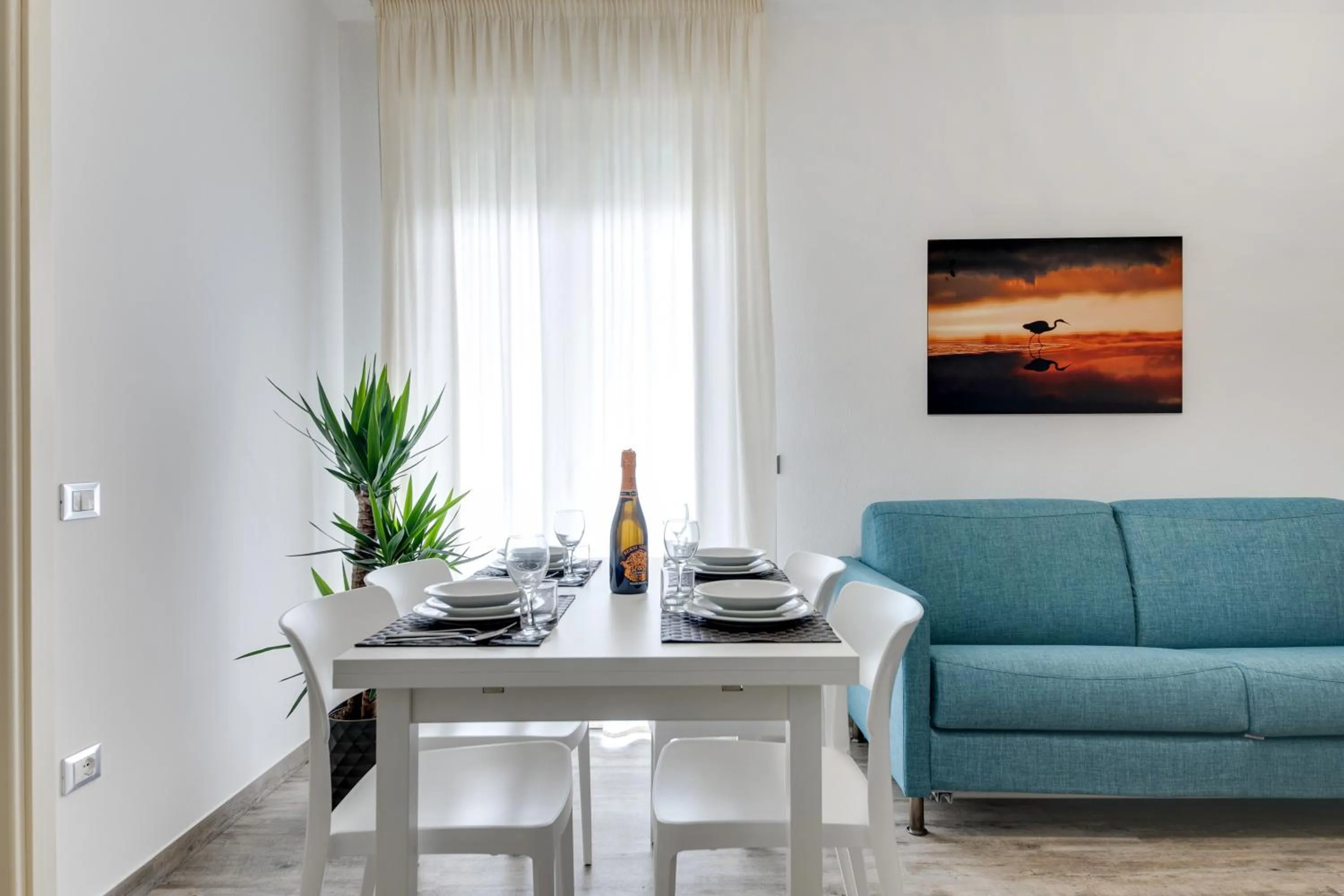 Living room in Elegance Suite Apartments - Siroli Collection