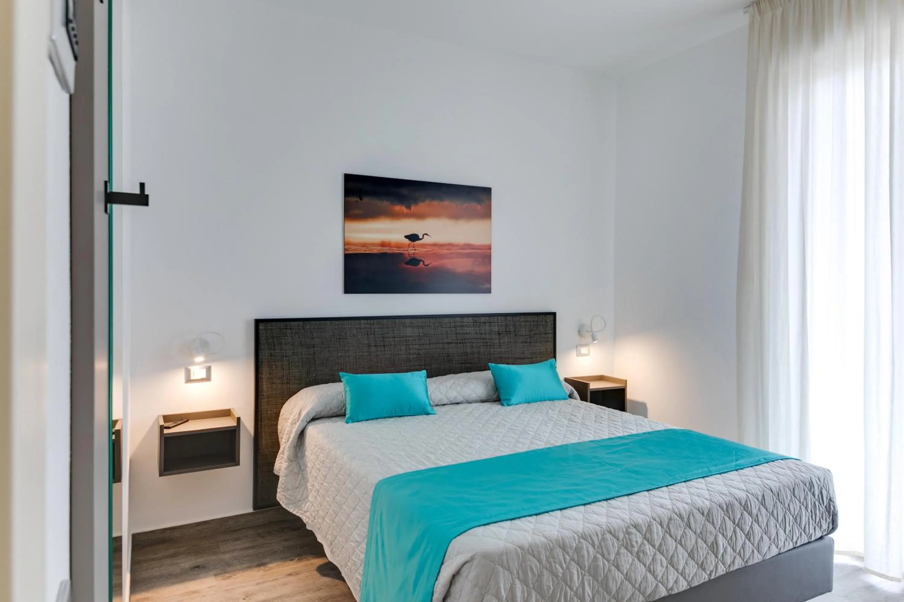 Bed in Elegance Suite Apartments - Siroli Collection