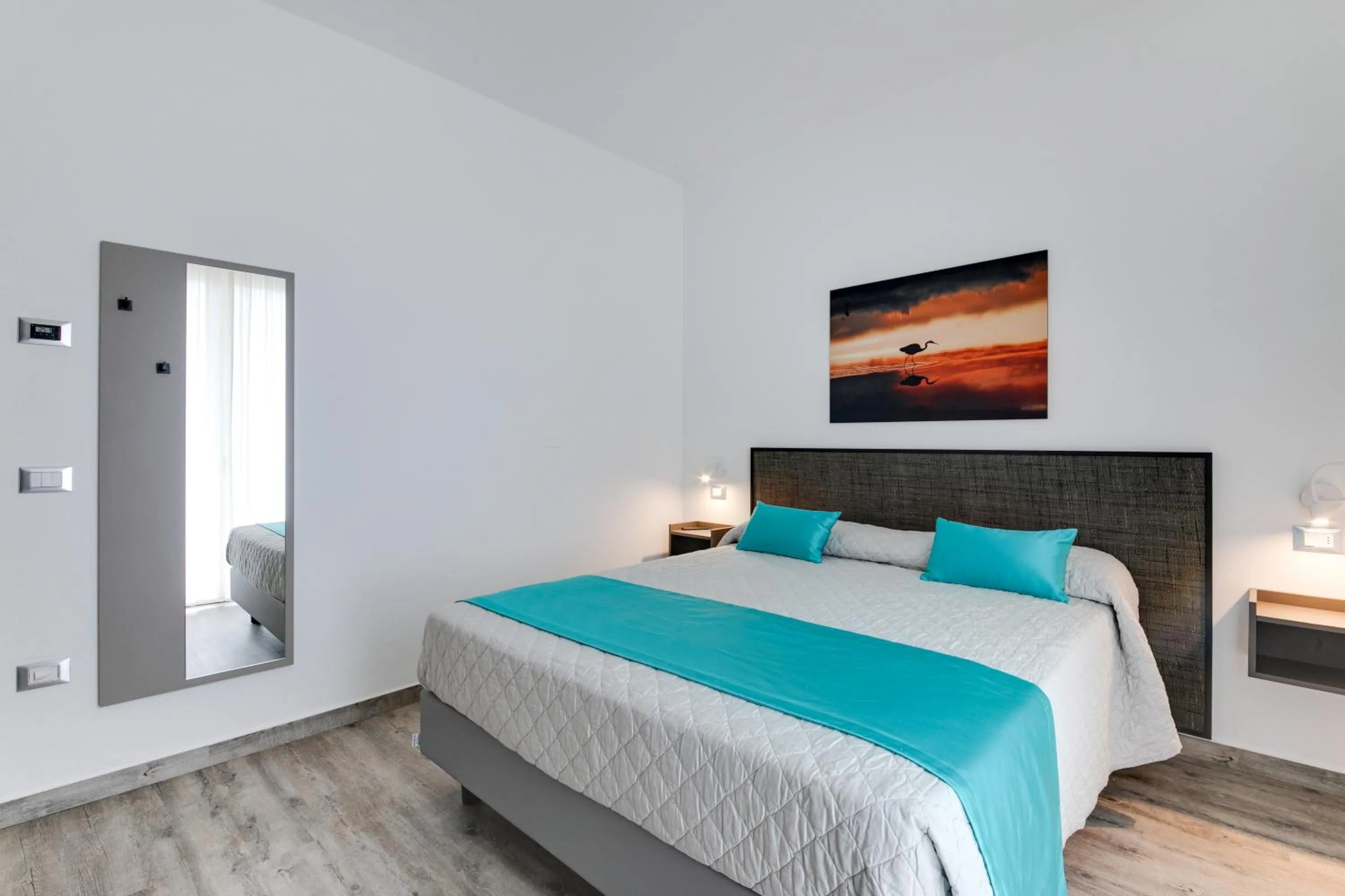 Bed in Elegance Suite Apartments - Siroli Collection