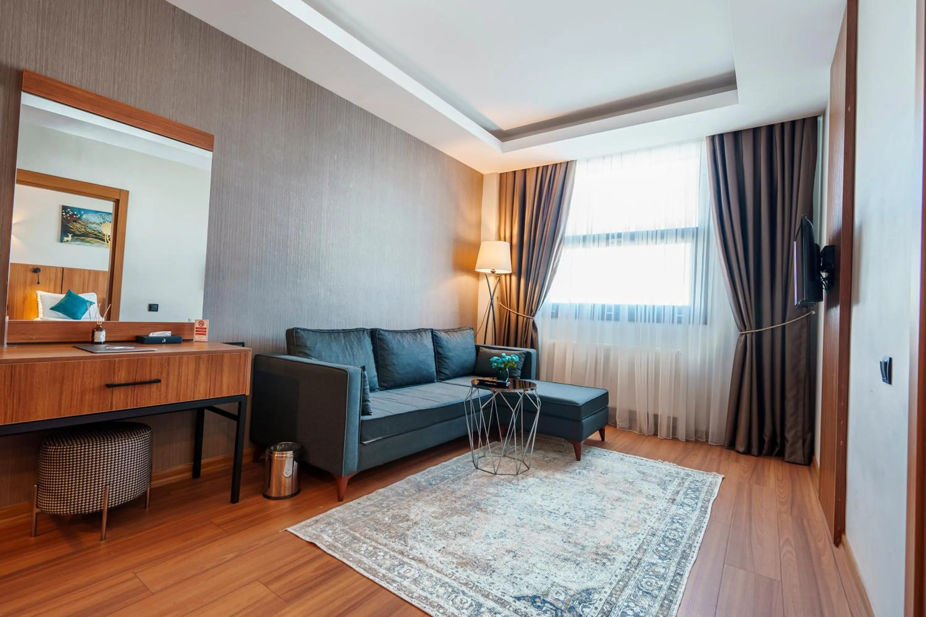 Living room in Library Hotel Erciyes