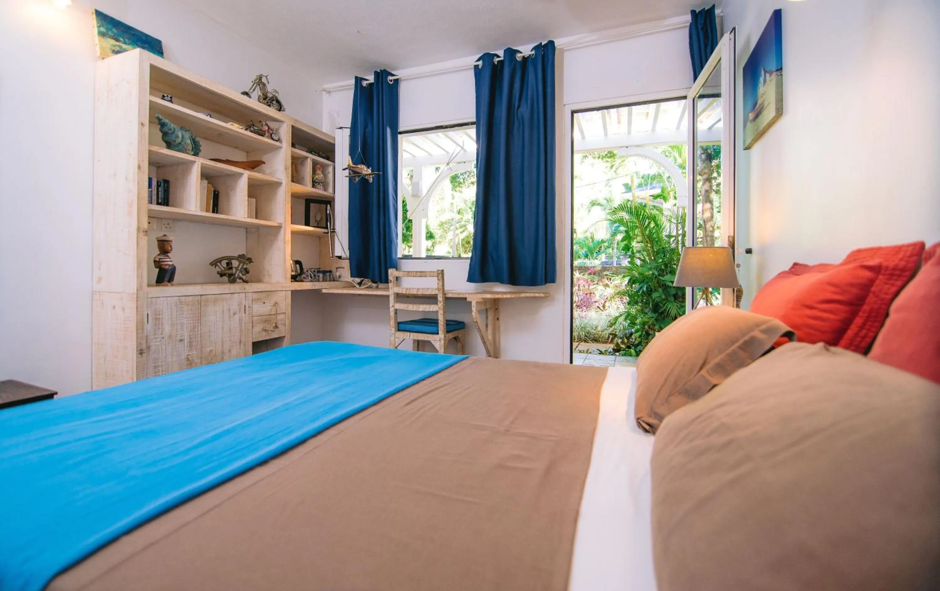 Bed in Tree Lodge Mauritius