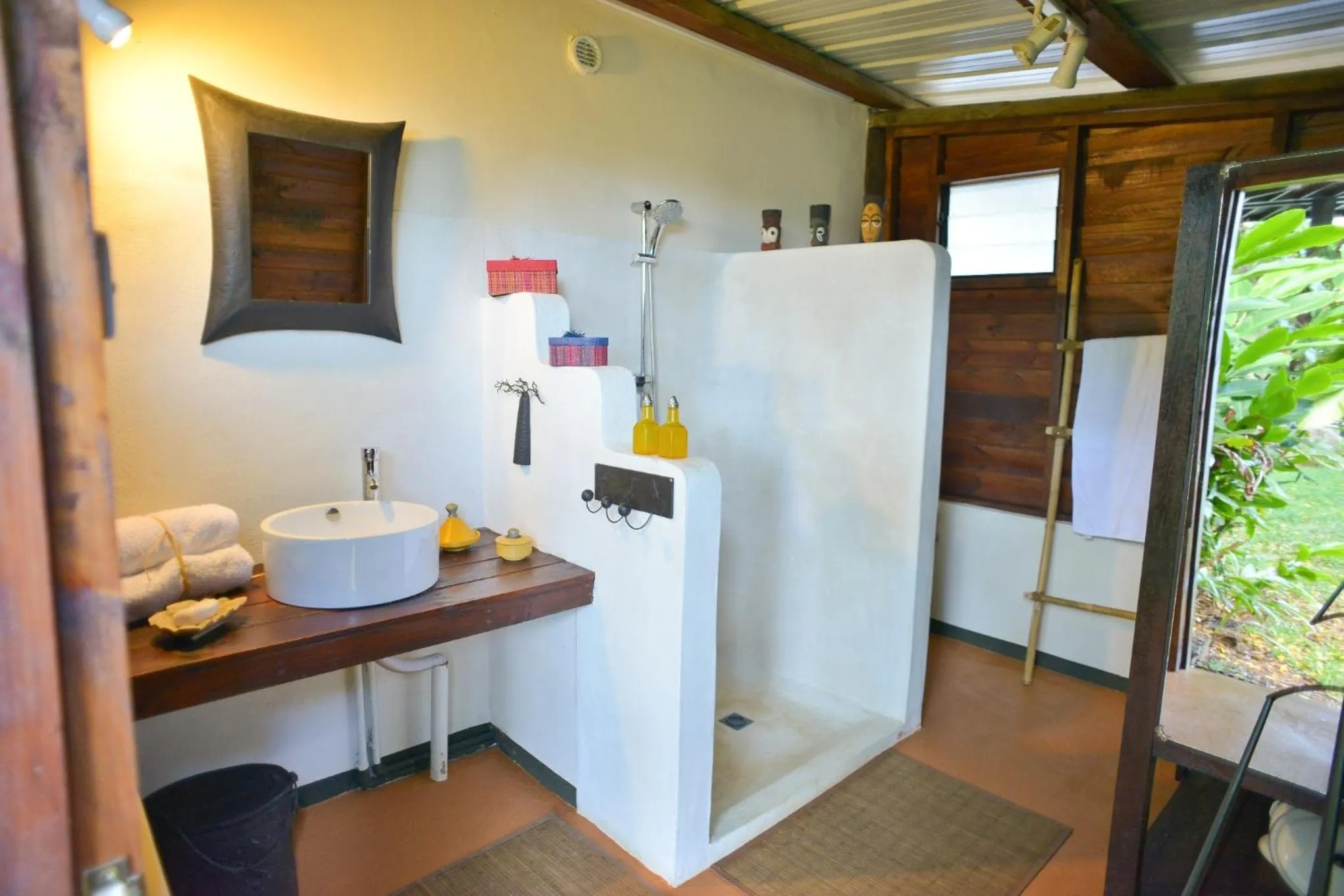Bathroom in Tree Lodge Mauritius