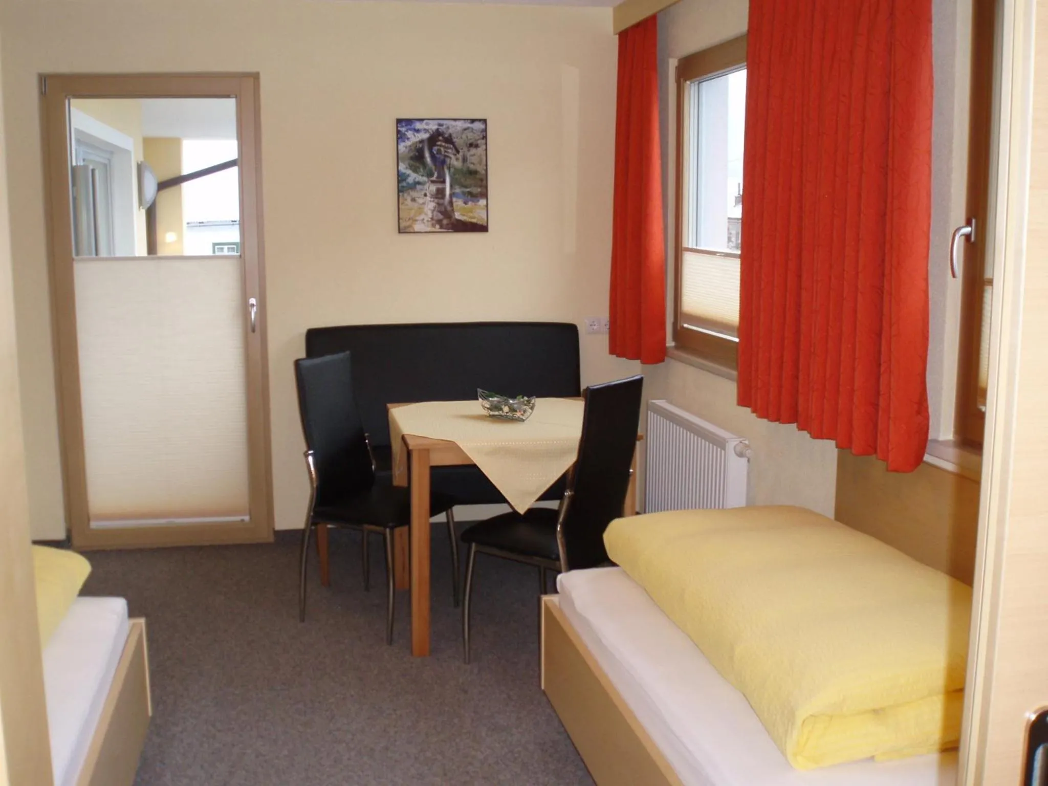 Seating area, Bed in Haus Wiesenblick