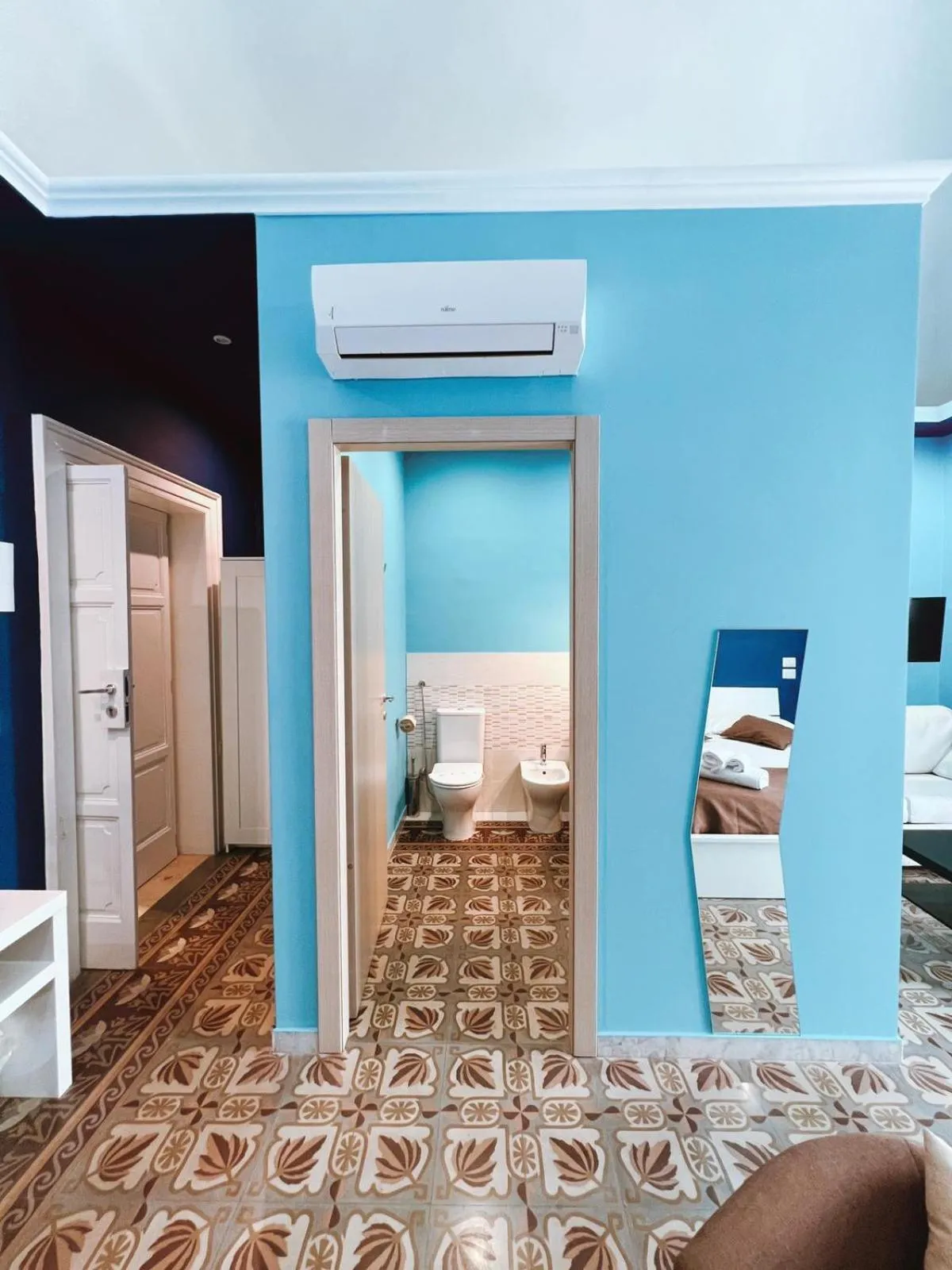 Bathroom, Bed in DEAS B&B