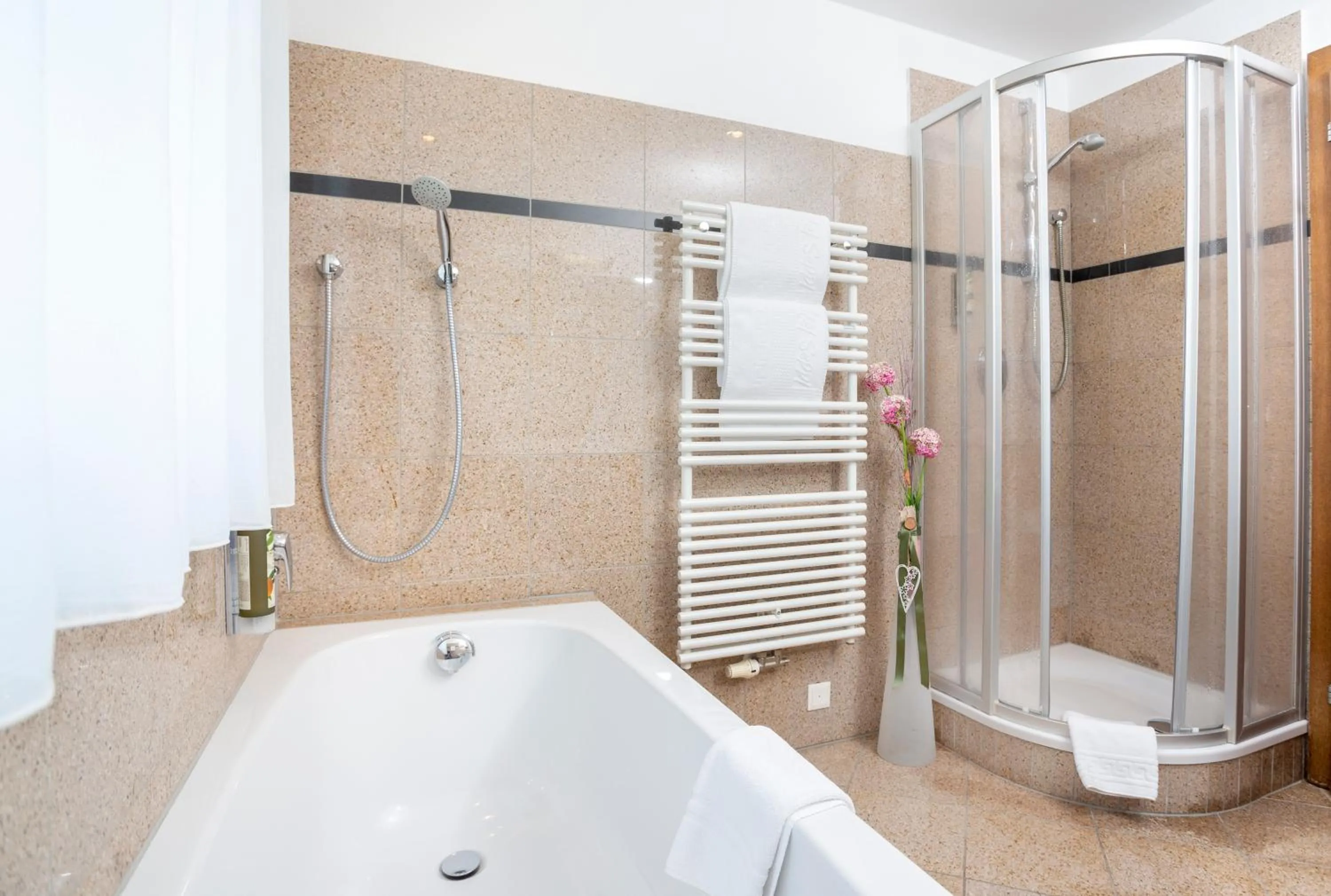 Bathroom in Hotel Seppl