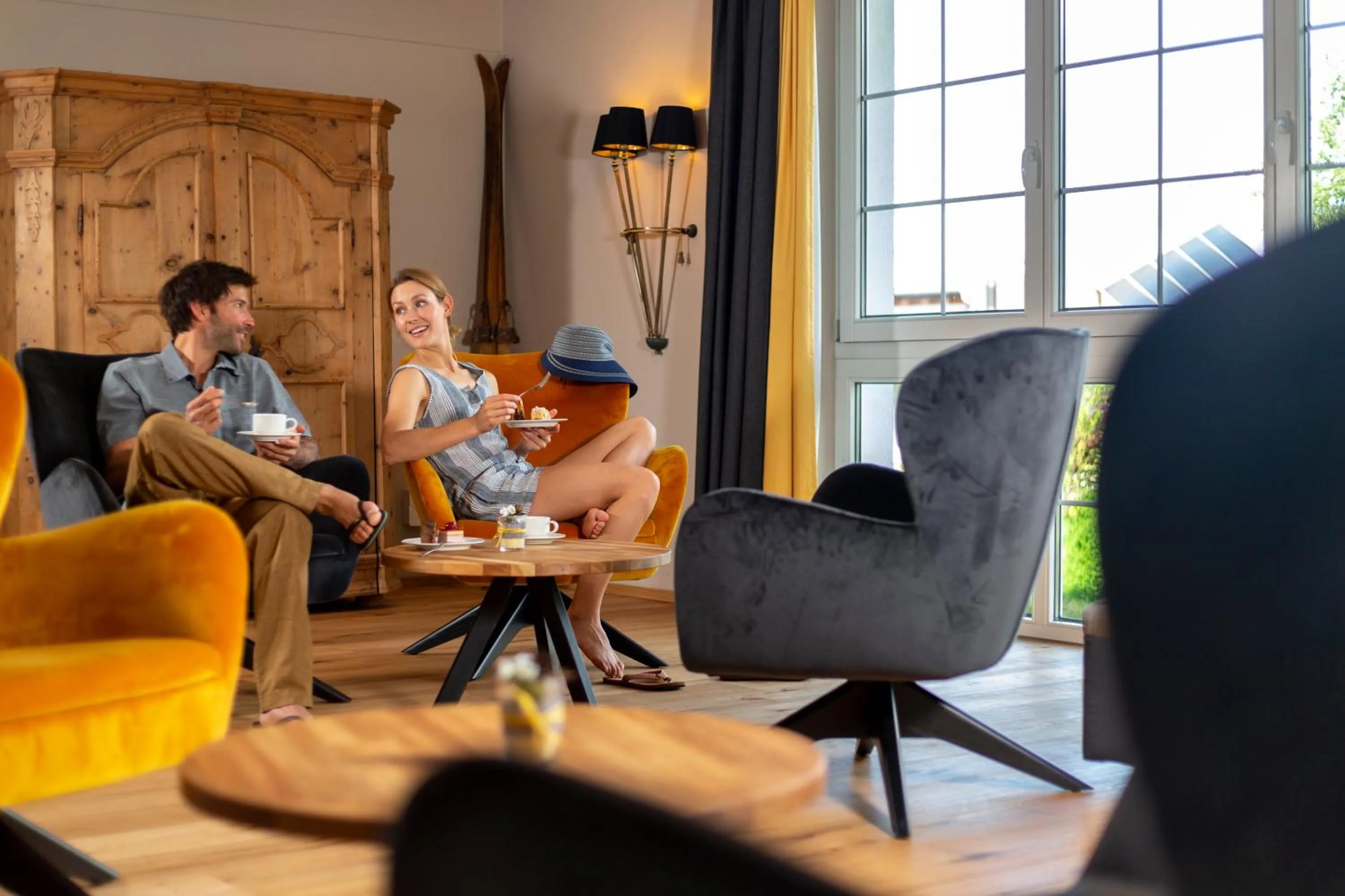 Lobby or reception in Hotel Seppl