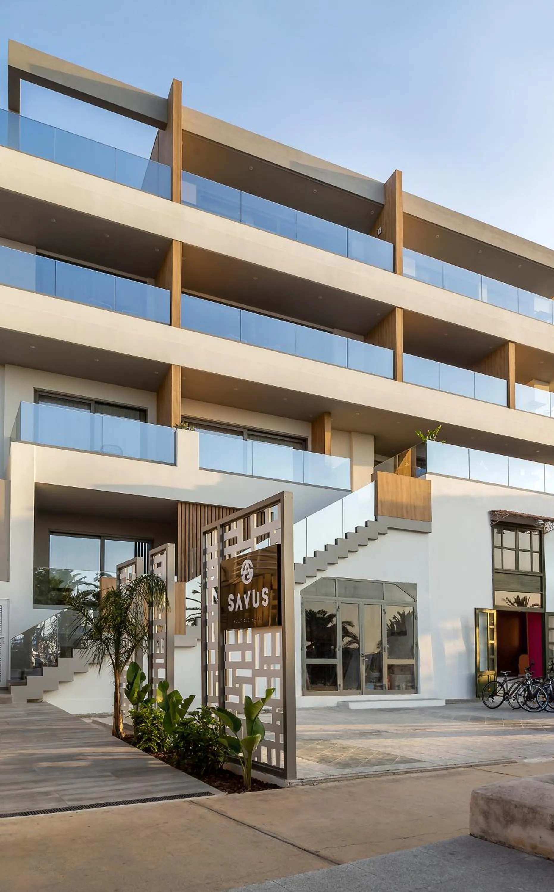 Property building in SAVUS Boutique Hotel