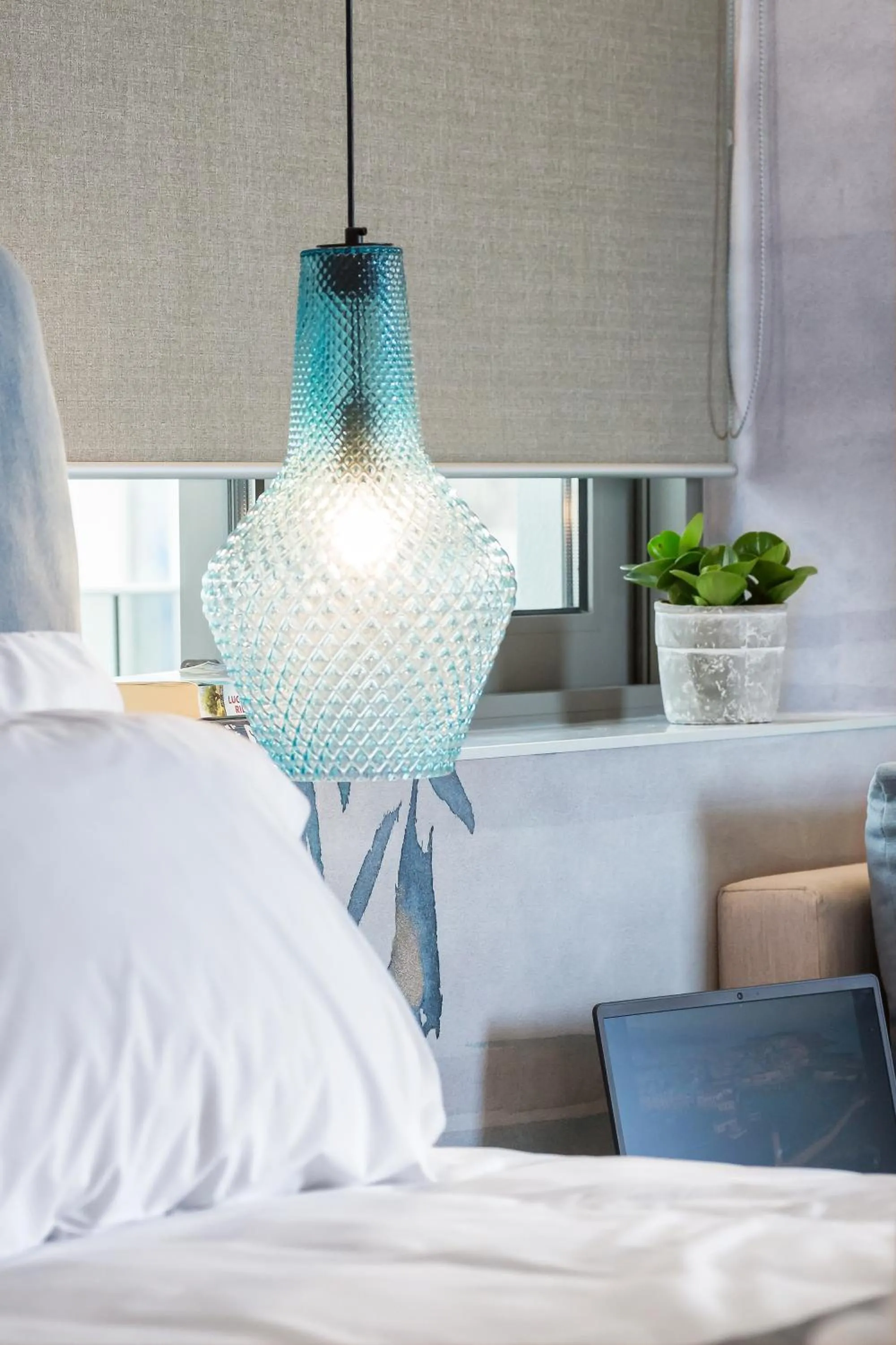 Decorative detail, Bed in SAVUS Boutique Hotel