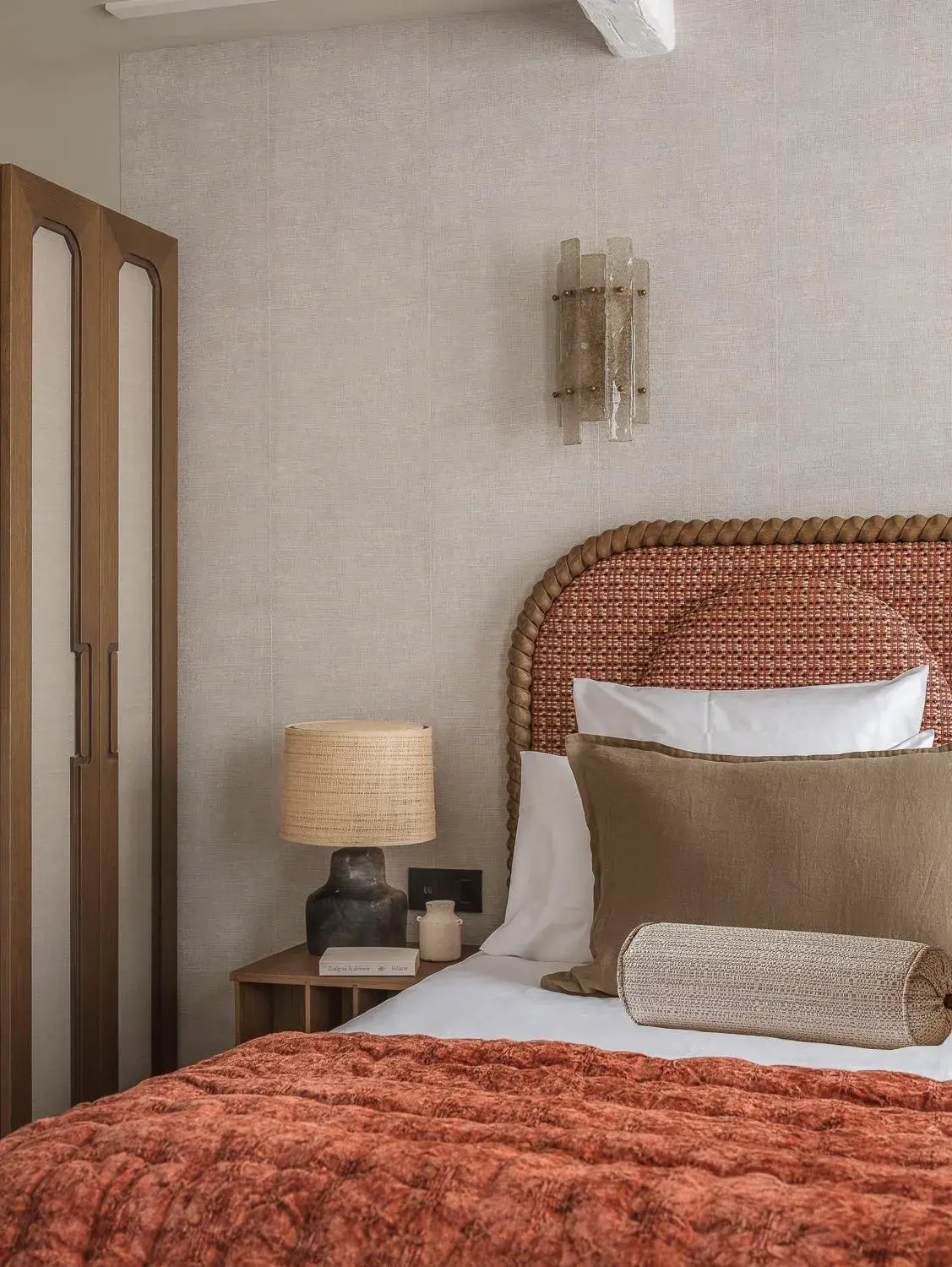 Bed in Hôtel Suzie Blue Bed in Hôtel Suzie Blue