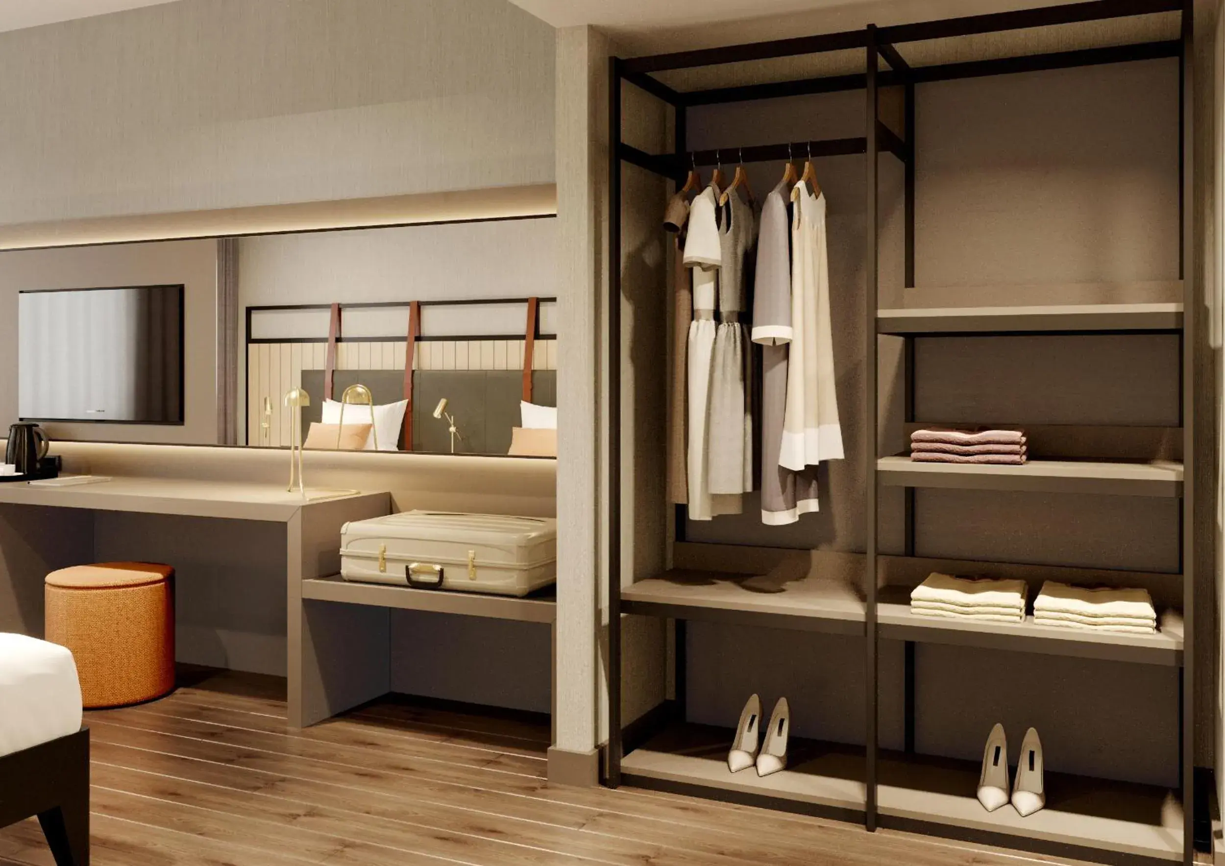 TV and multimedia, Bed in Ring Downtown Hotel TV and multimedia, Bed in Ring Downtown Hotel