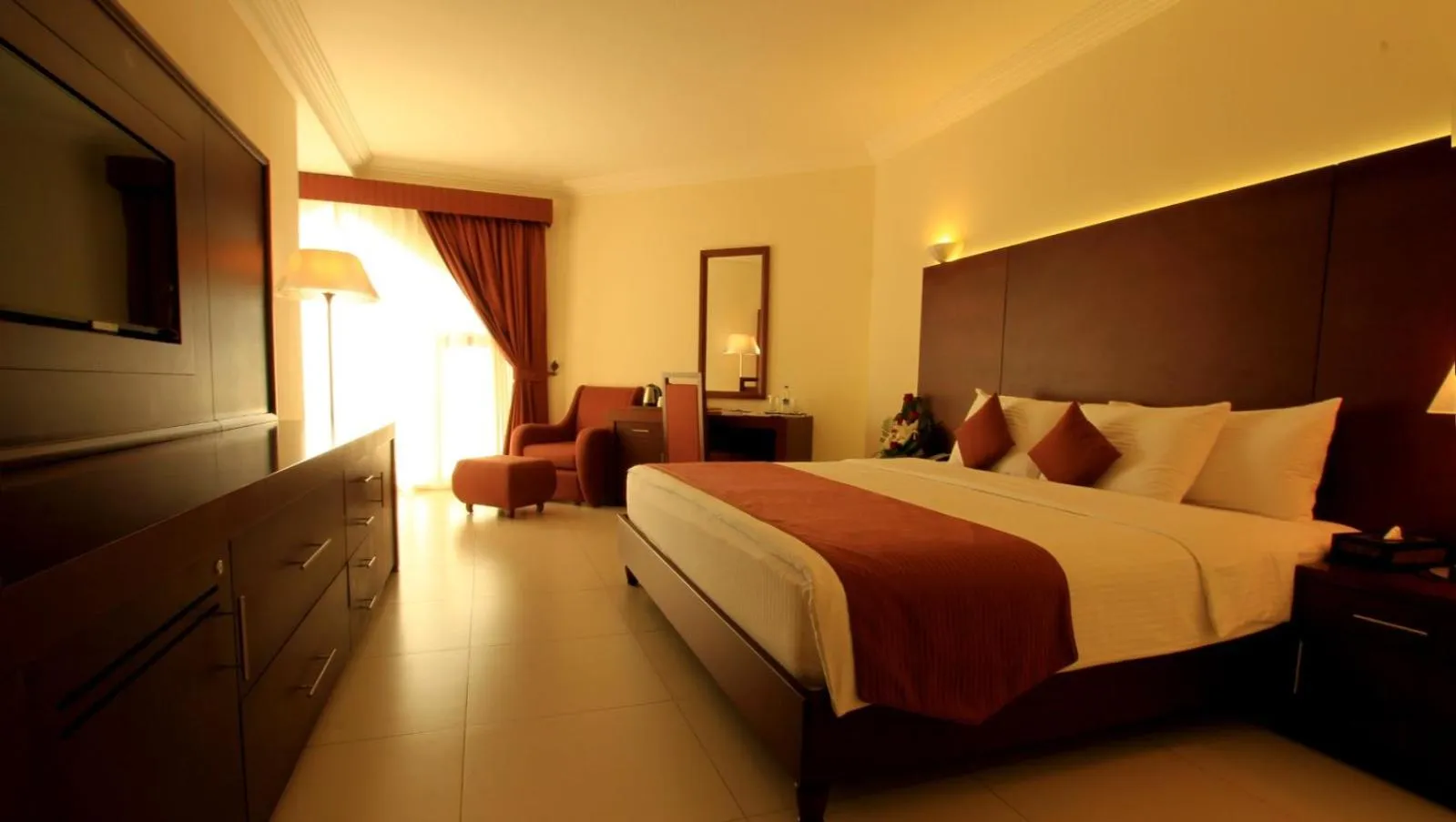 Bed in Sohar Beach Hotel