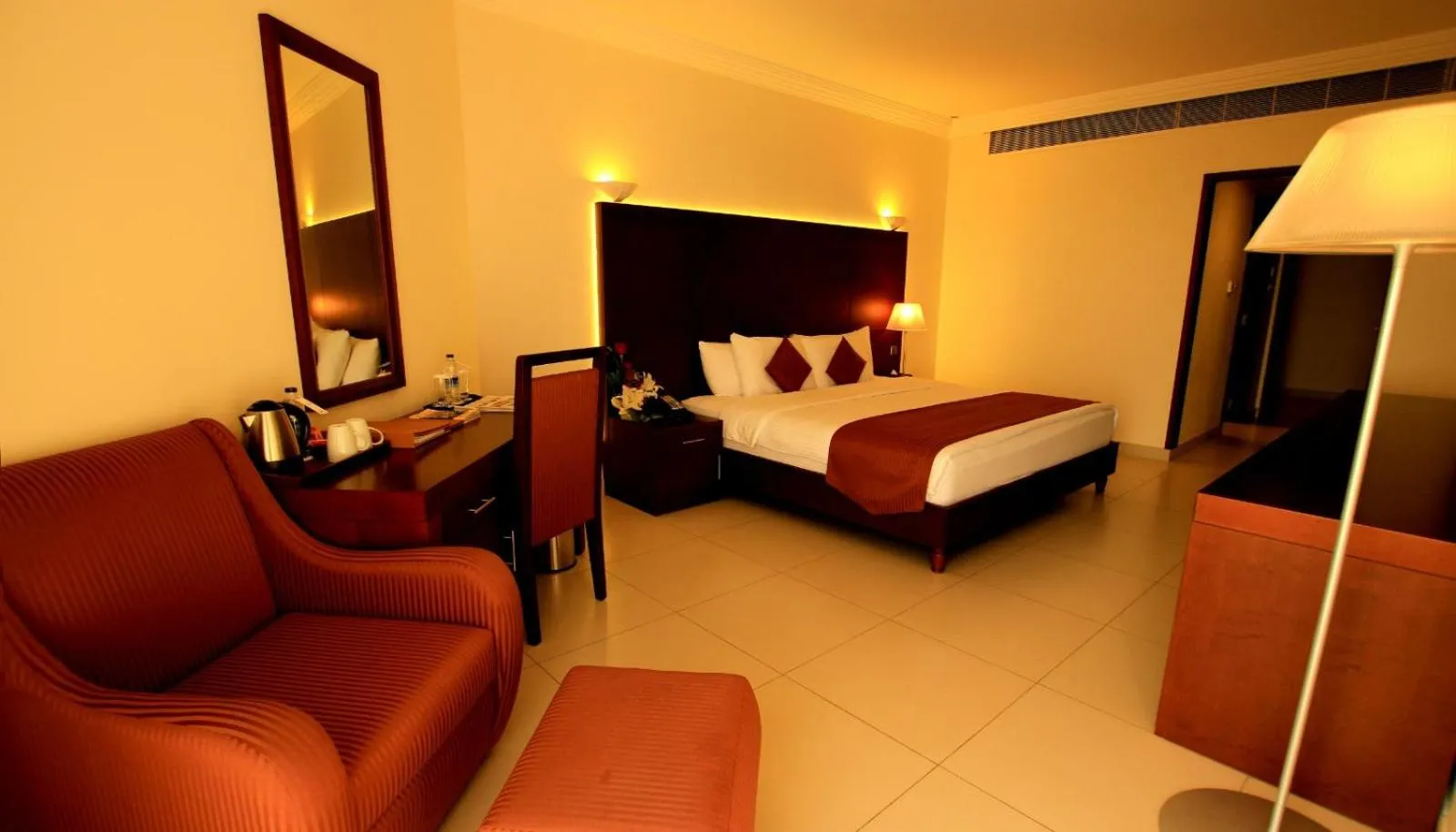 Bed in Sohar Beach Hotel