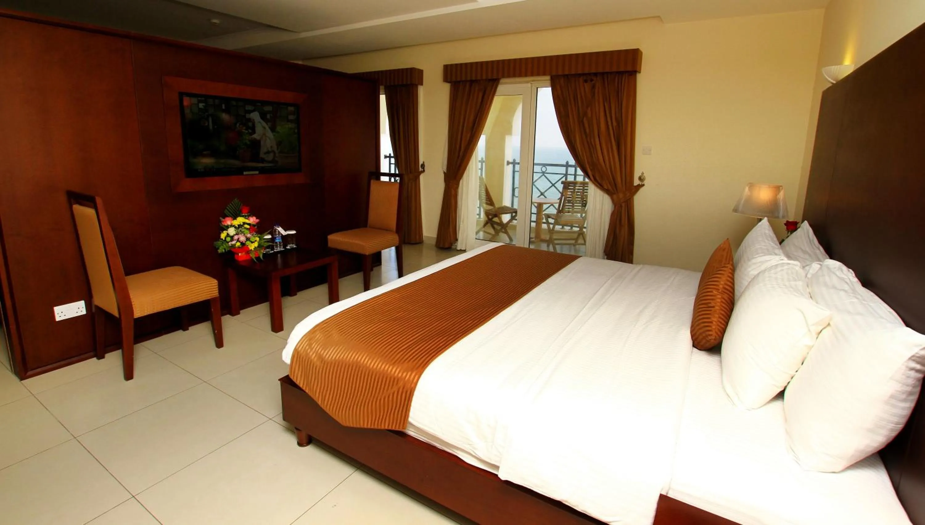 TV and multimedia, Bed in Sohar Beach Hotel