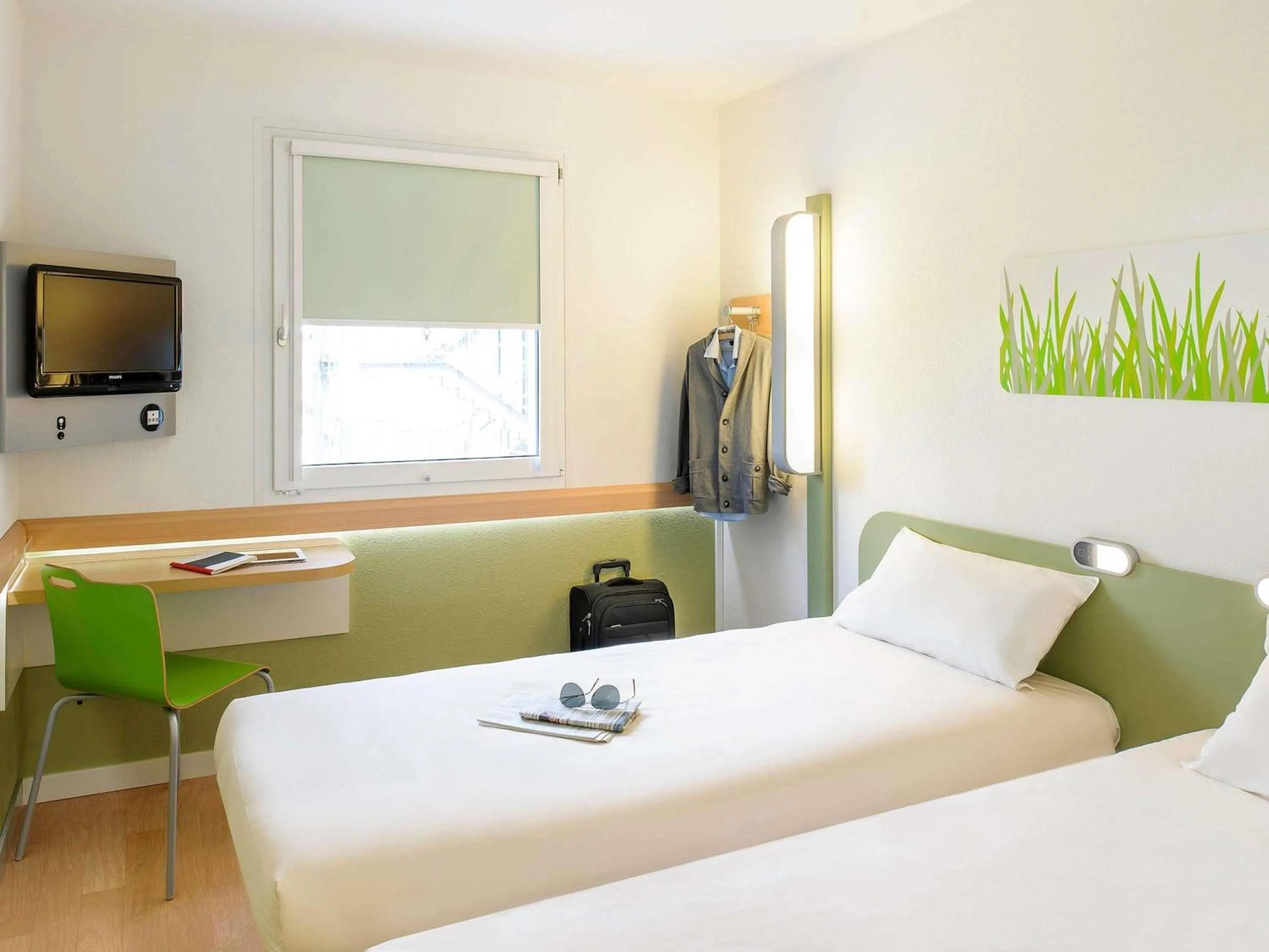 Bedroom, Bed in Ibis Budget Bilbao Arrigorriaga