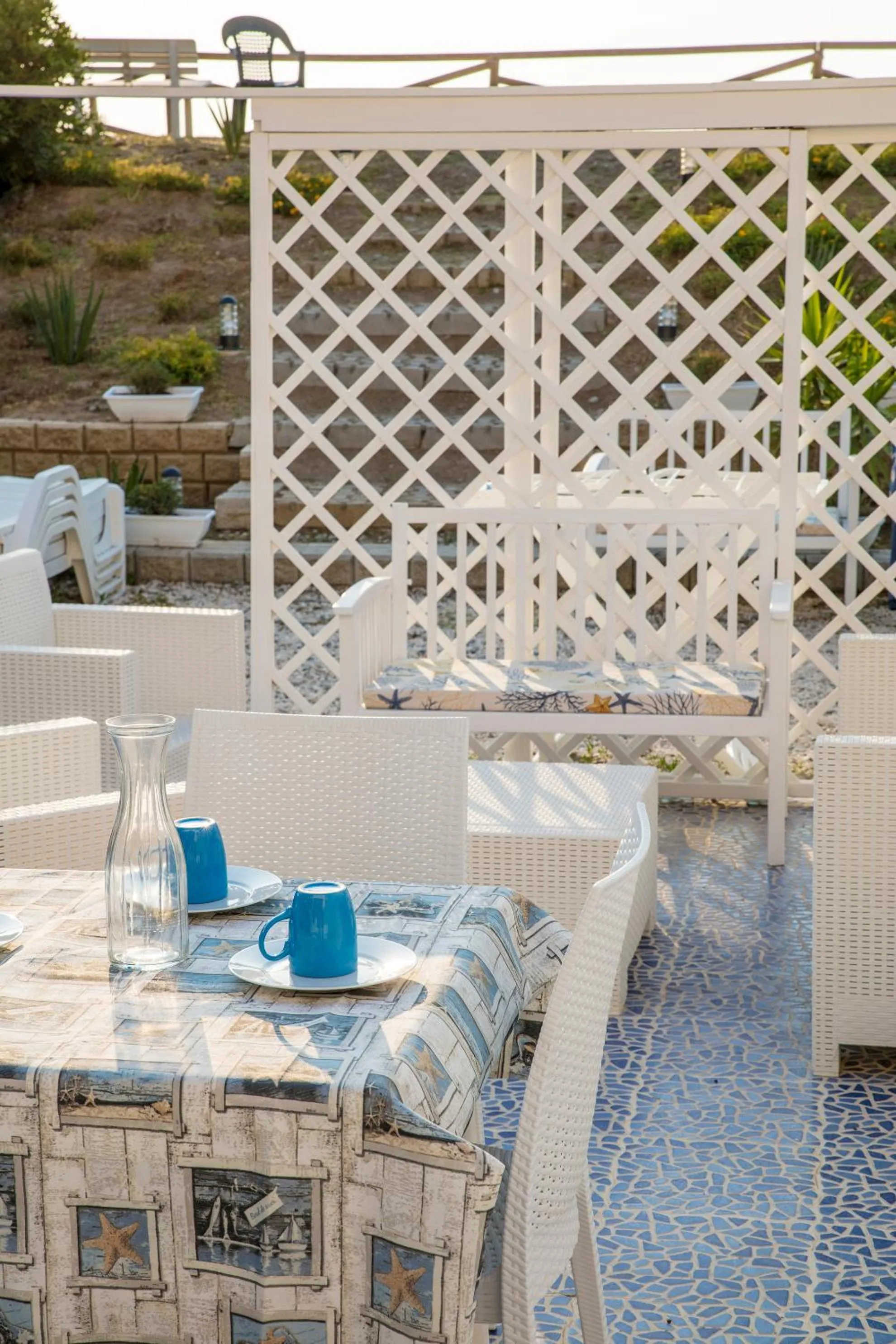 Patio in B&B Stella Marina