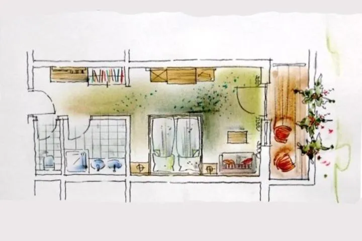 Floor plan in Natur- und Wellnesshotel Höflehner