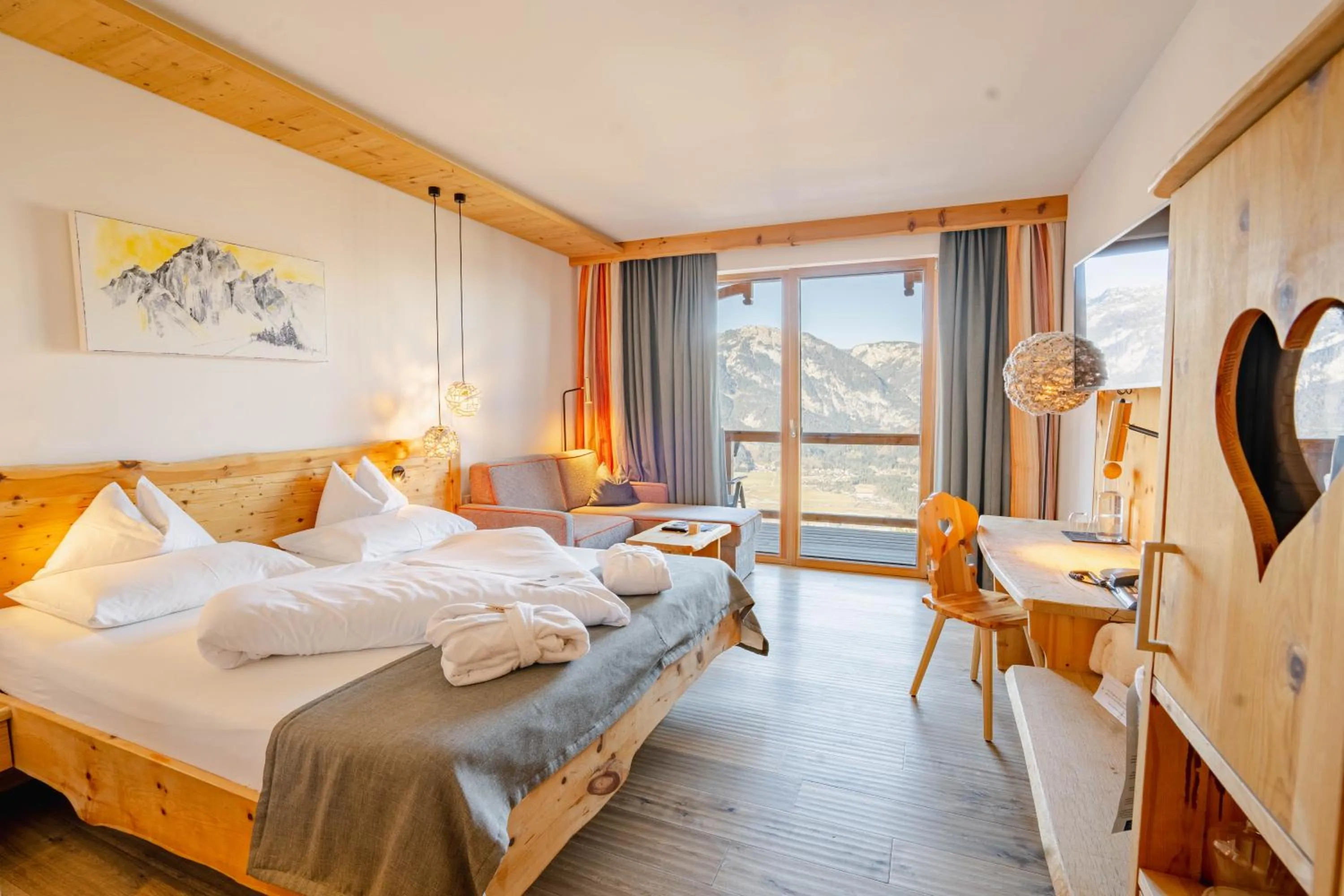 Natural landscape, Bed in Natur- und Wellnesshotel Höflehner