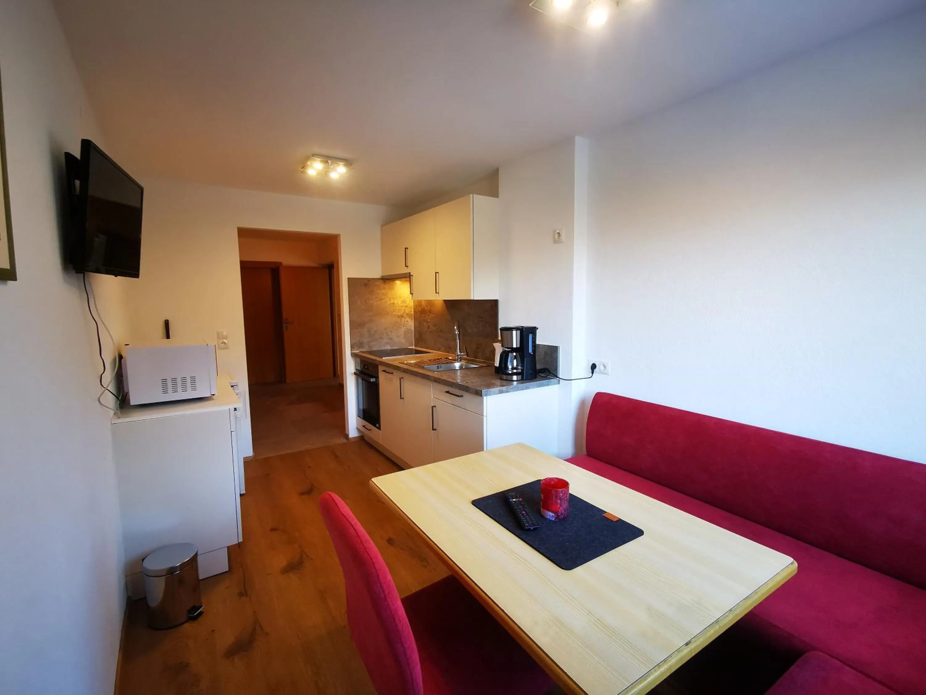 Kitchen or kitchenette in Apart Kofler's Panorama-Zillertal