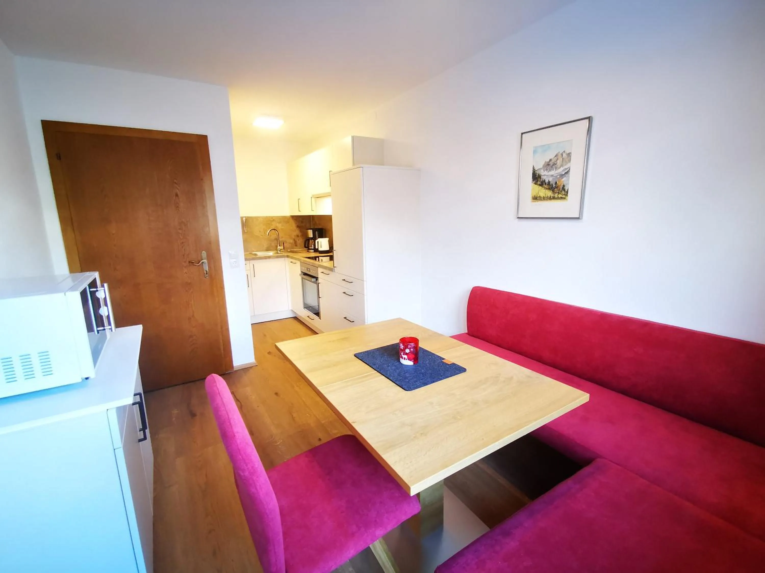 Kitchen or kitchenette in Apart Kofler's Panorama-Zillertal