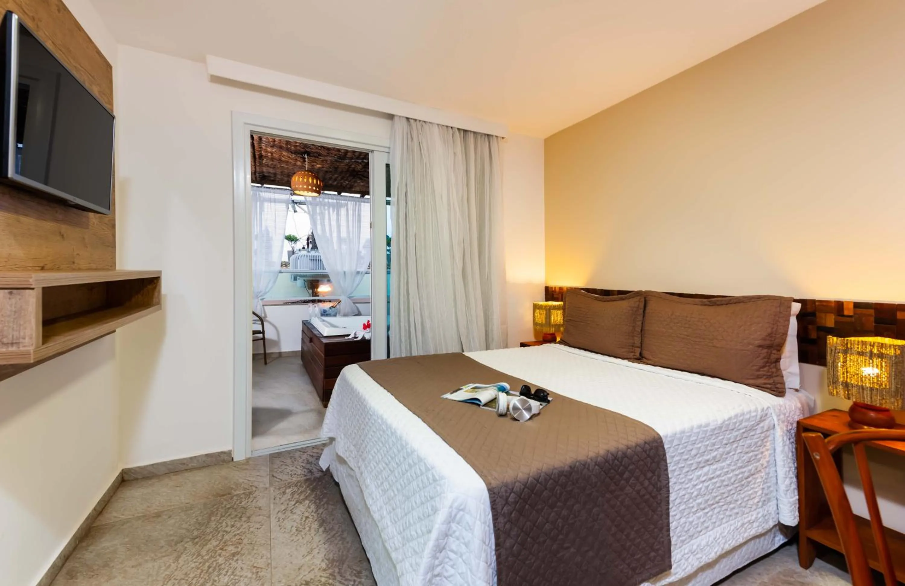 Bedroom, Bed in Pousada Bahia Bacana