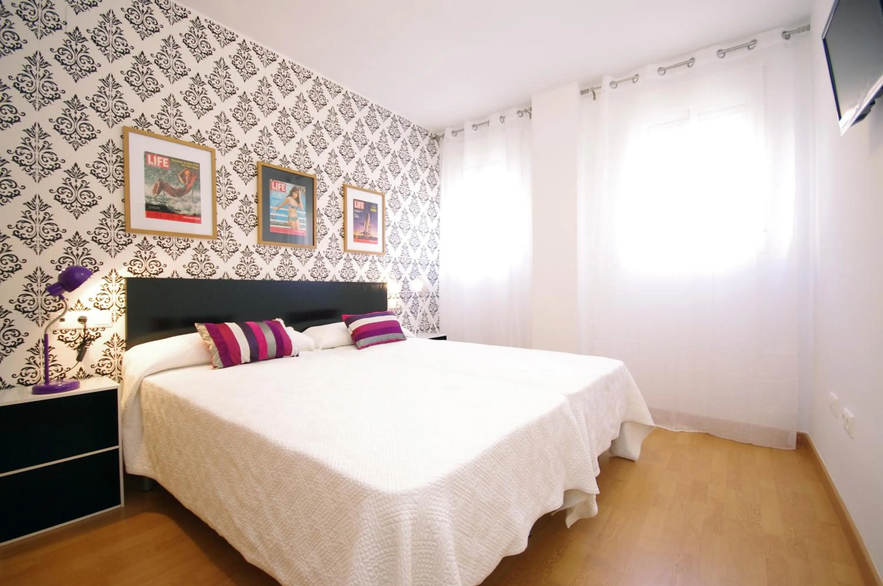 Bed in Apartamentos Port