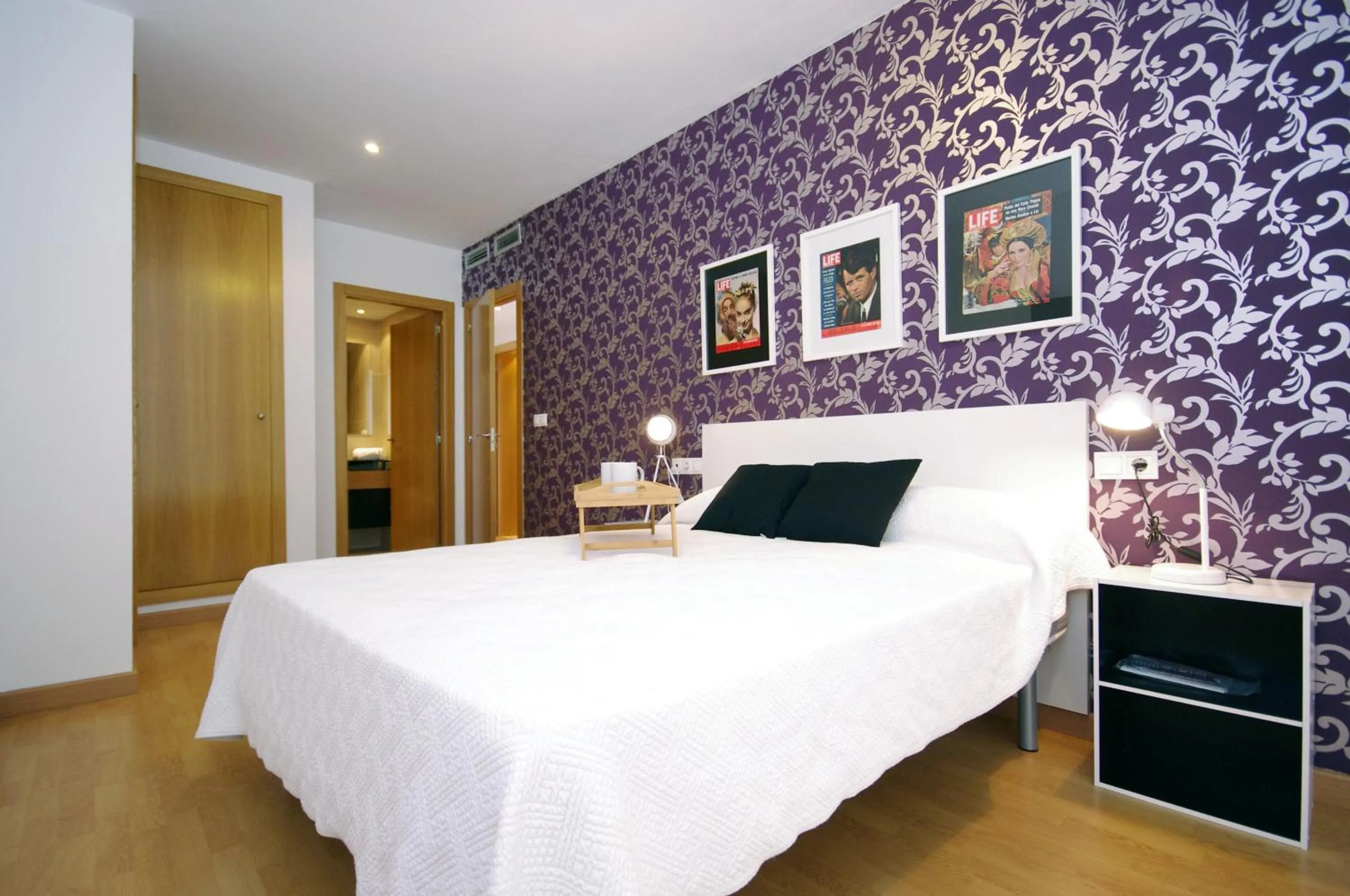 Bed in Apartamentos Port