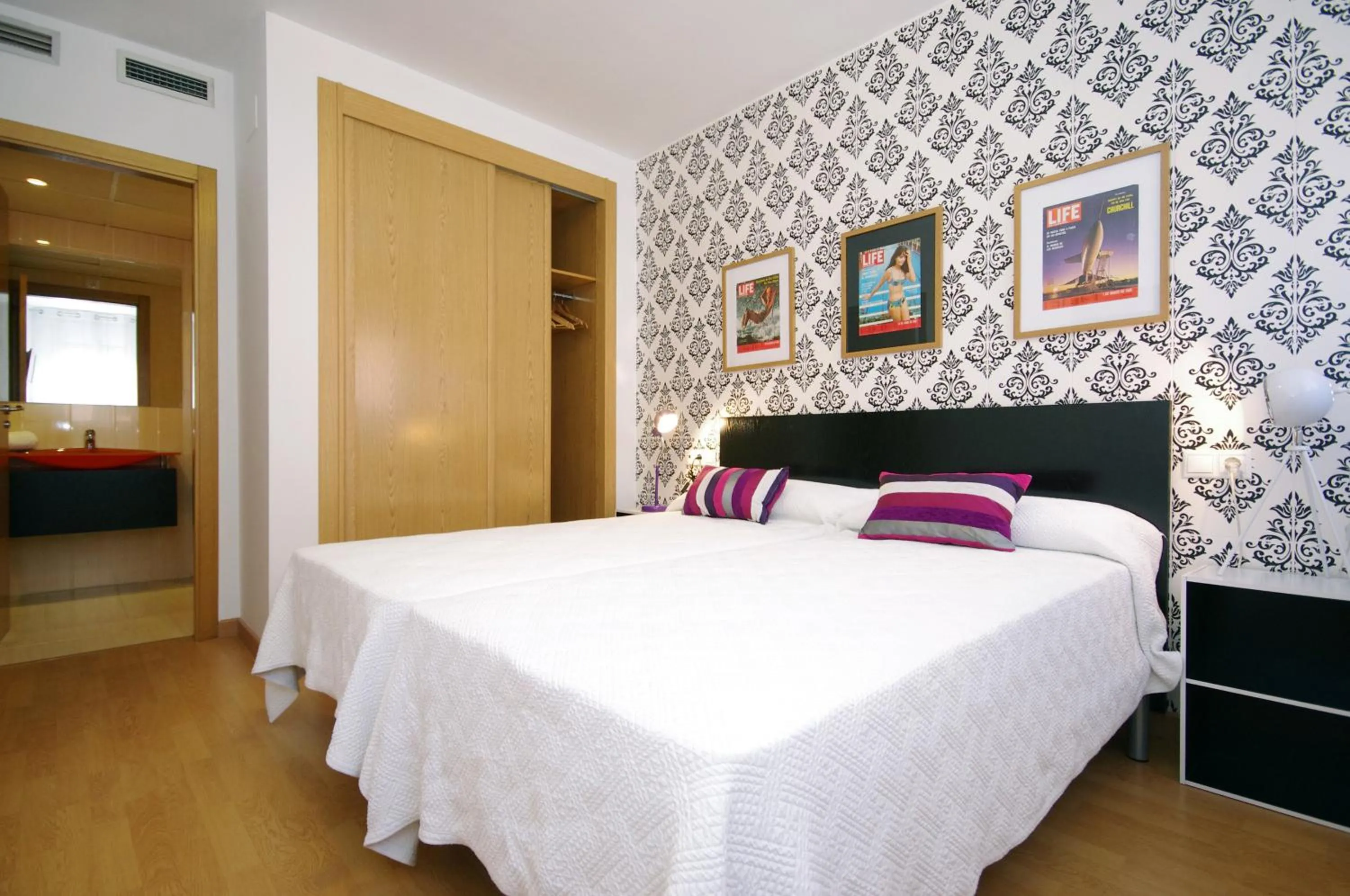 Bed in Apartamentos Port