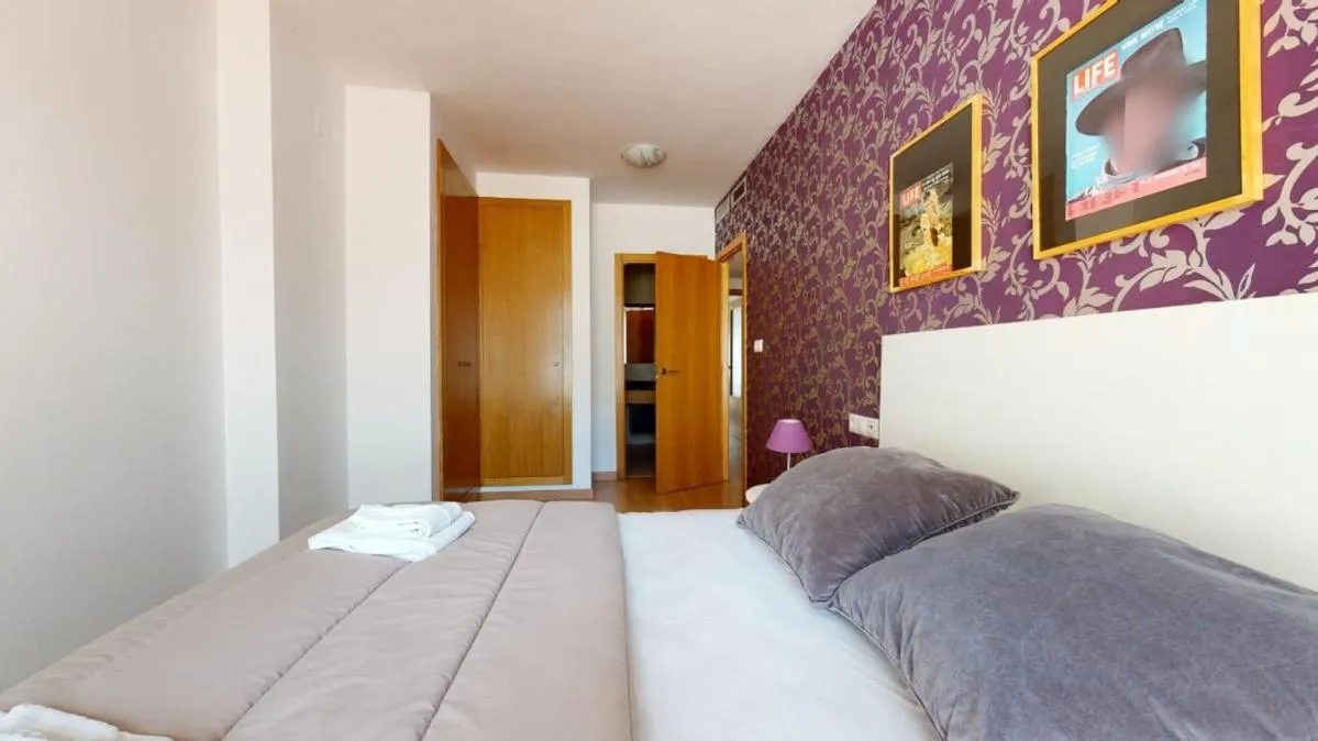 Bed in Apartamentos Port