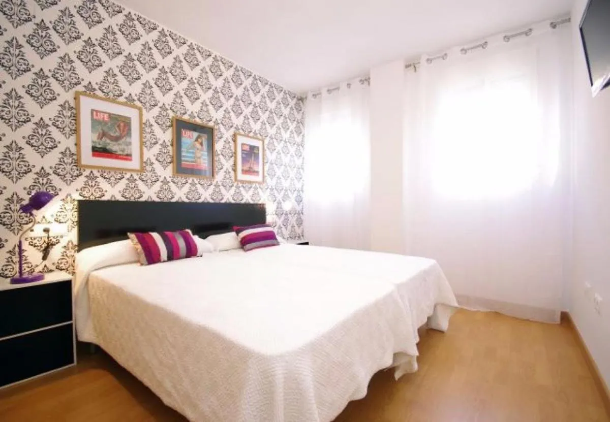 Bed in Apartamentos Port