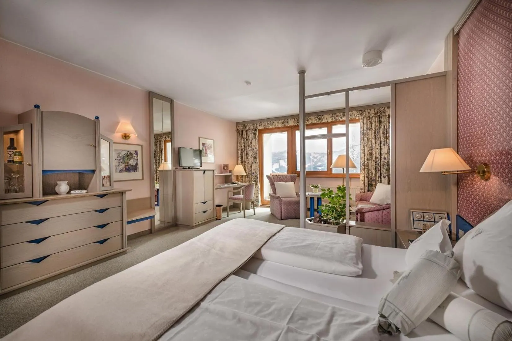 Bed in Hotel St. Oswald