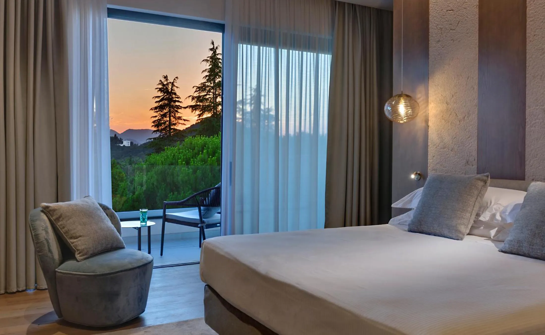 Bed in Hotel Terme Neroniane