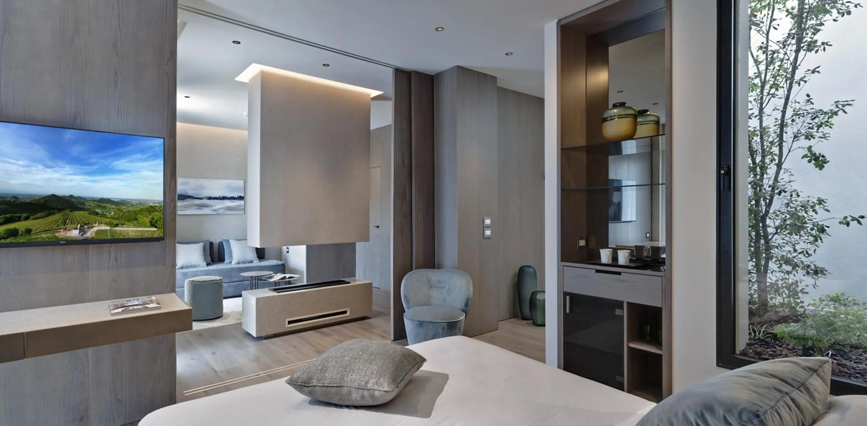 Bed in Hotel Terme Neroniane