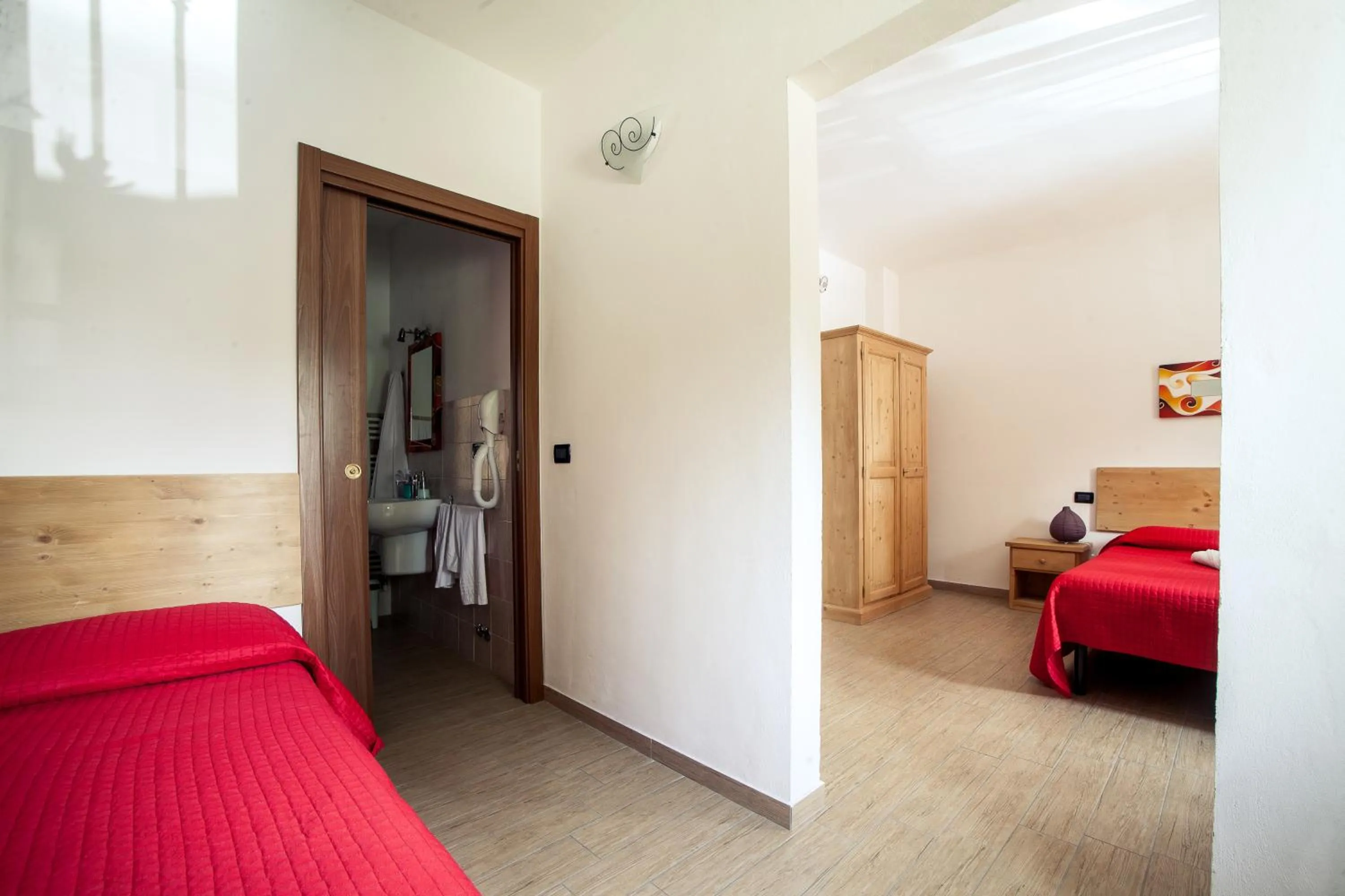 Decorative detail, Bed in I Due Orfici