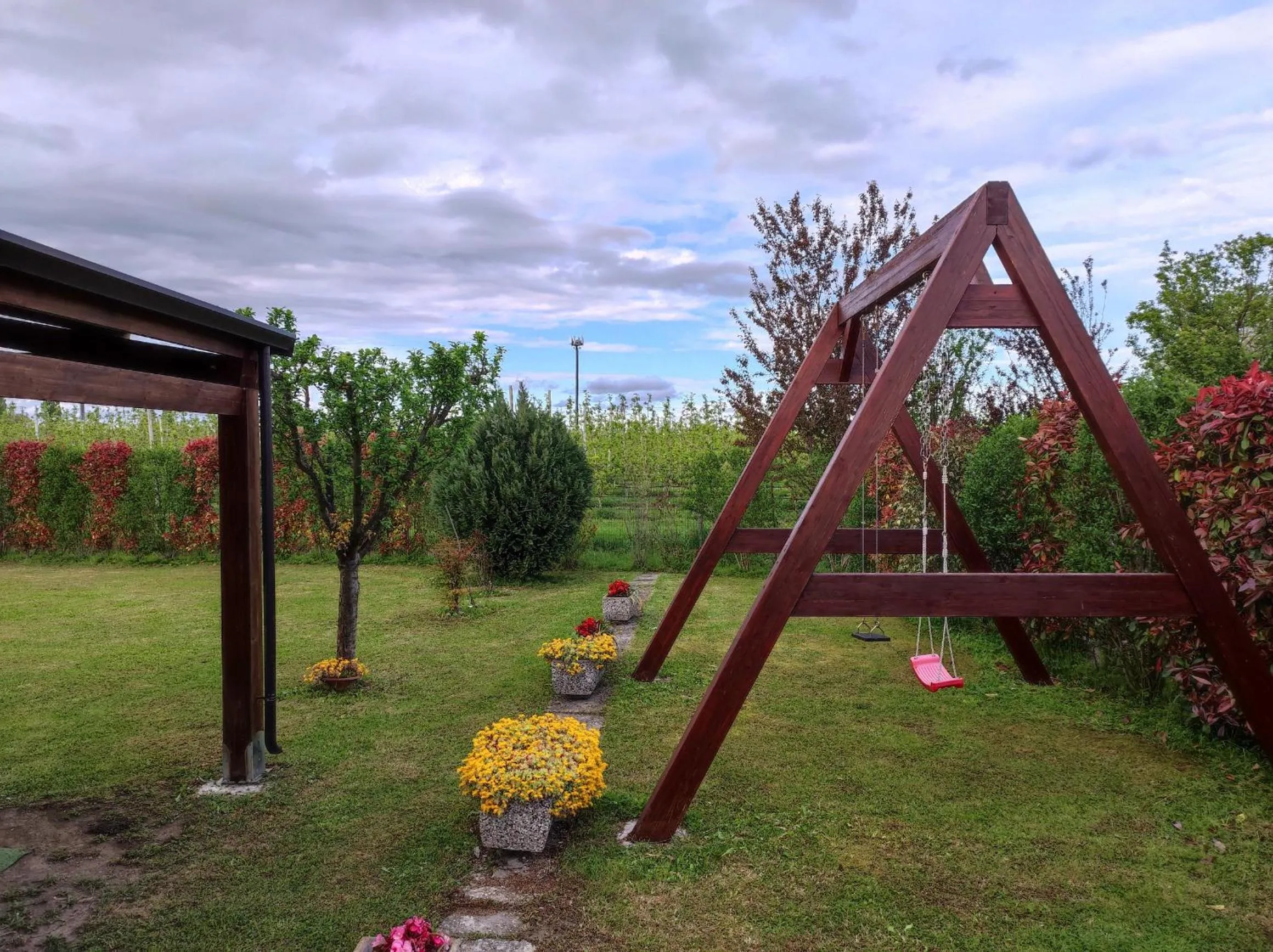 Garden view in I Due Orfici