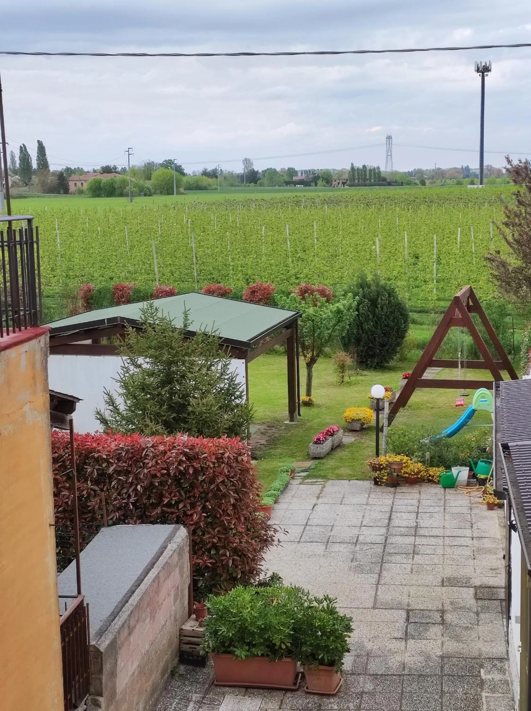 Garden view in I Due Orfici