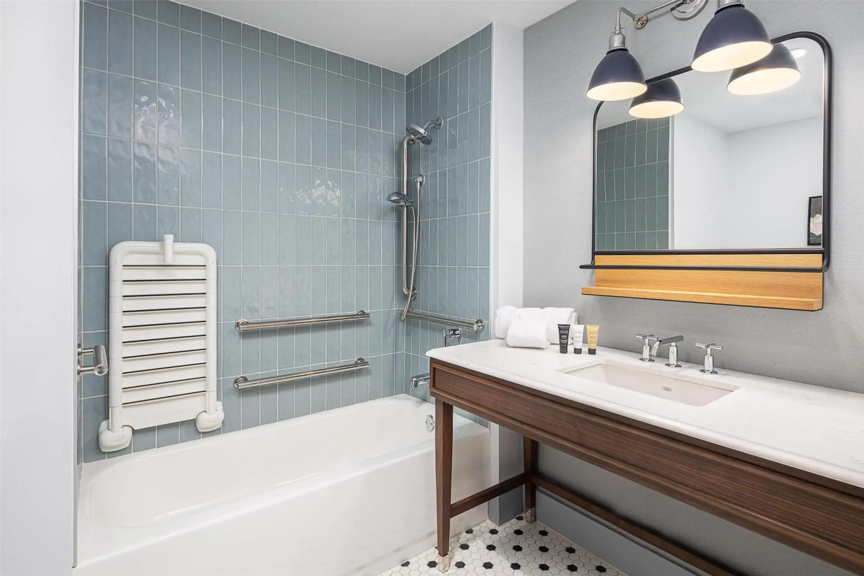 Bathroom in Wylie Hotel Atlanta, Tapestry Collection by Hilton Bathroom in Wylie Hotel Atlanta, Tapestry Collection by Hilton